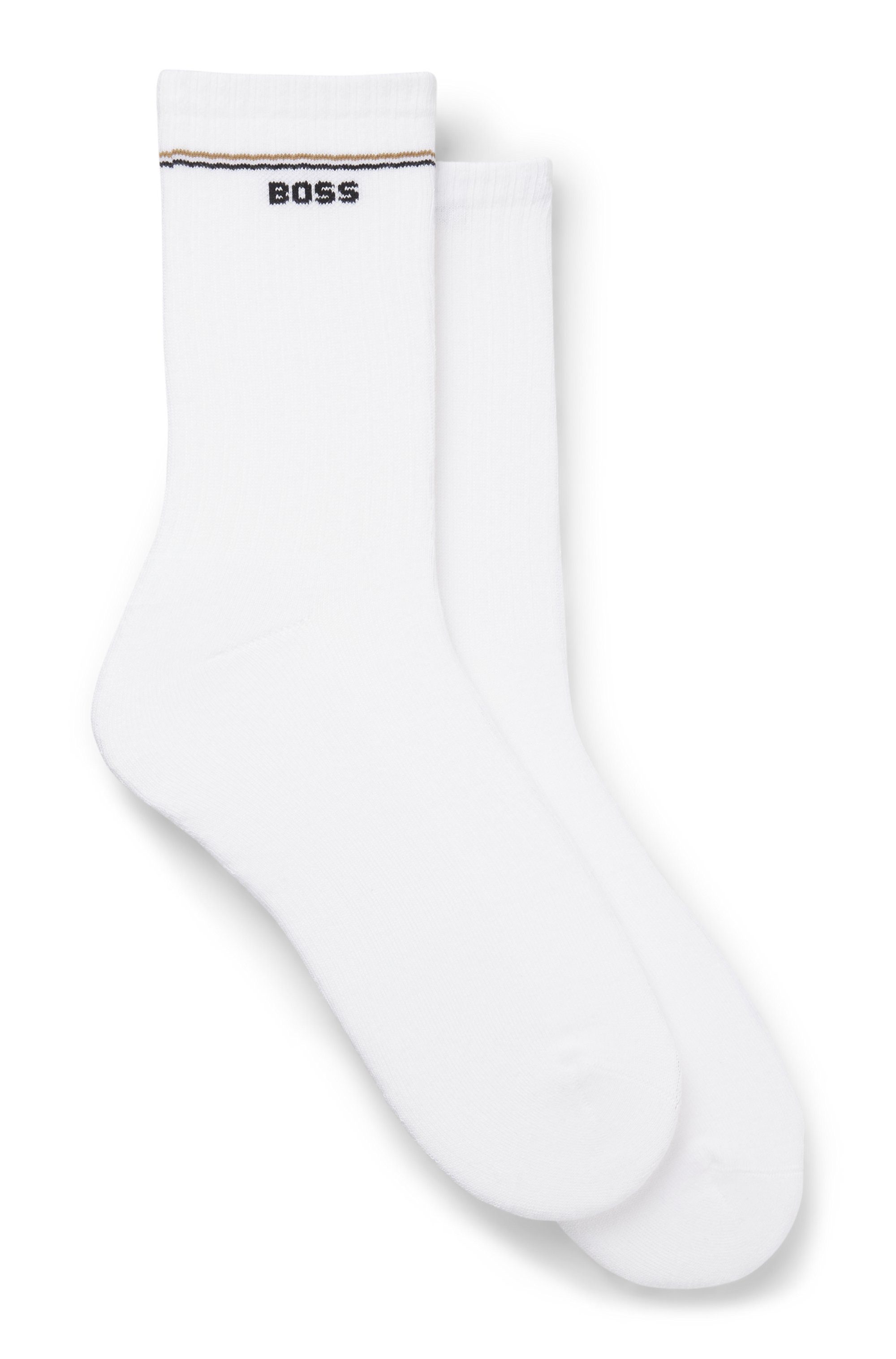 BOSS Sokken 2P QS Iconic CC W met boss logo-opdruk (set, 2 paar, 2 stuks)