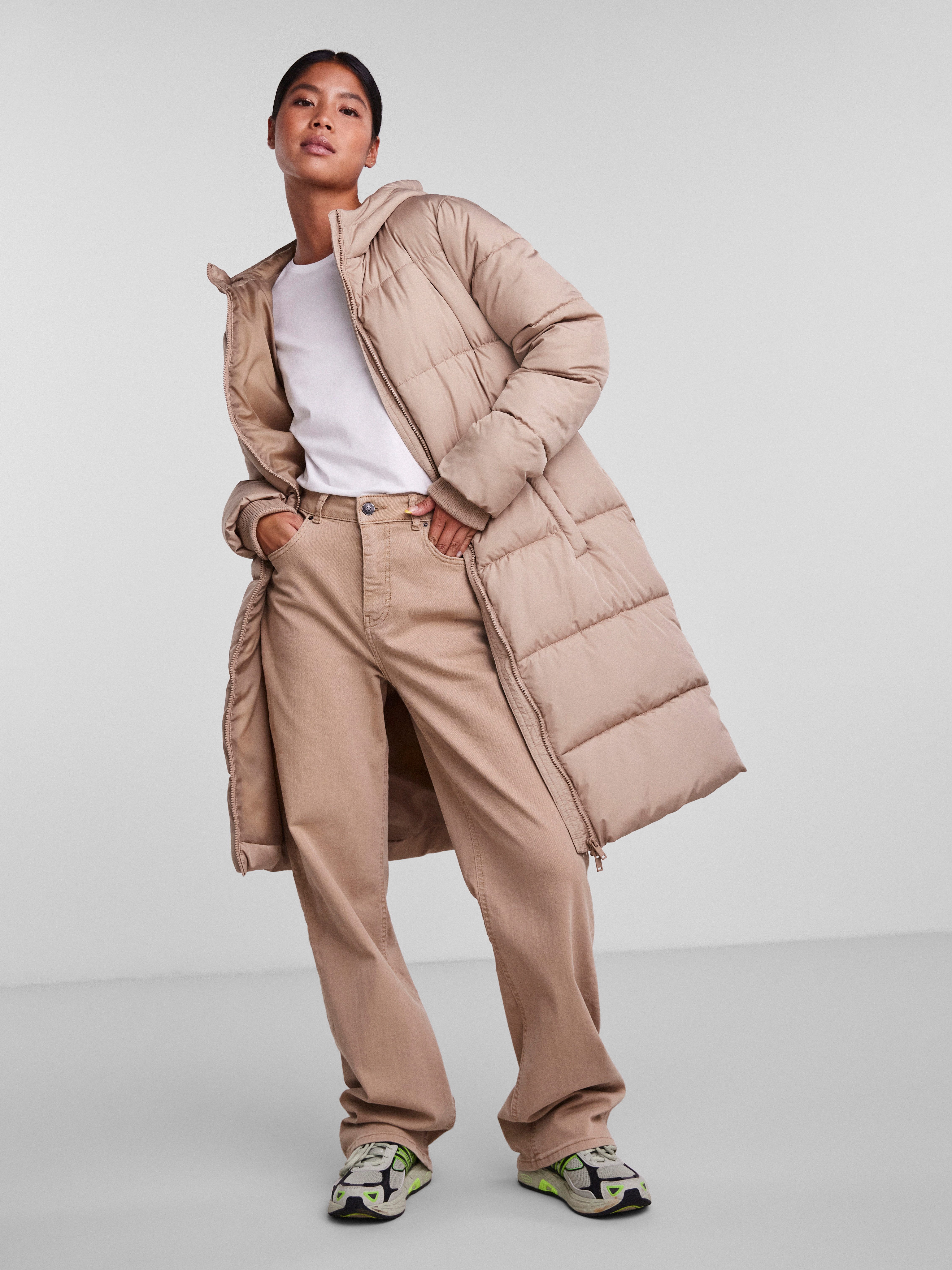 pieces Gewatteerde jas PCBEE NEW LONG PUFFER JACKET NOOS BC