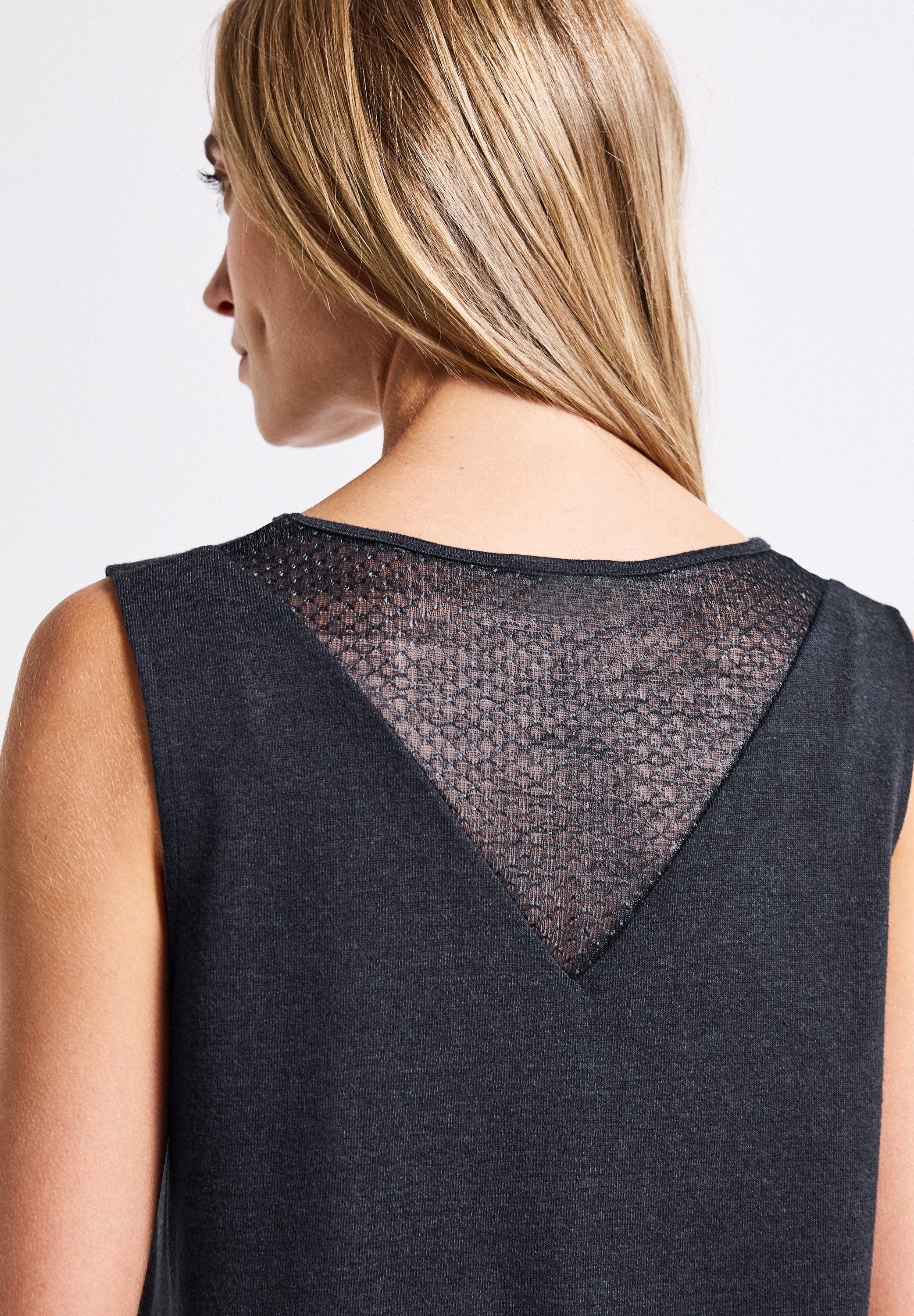 STREET ONE Shirttop met kant