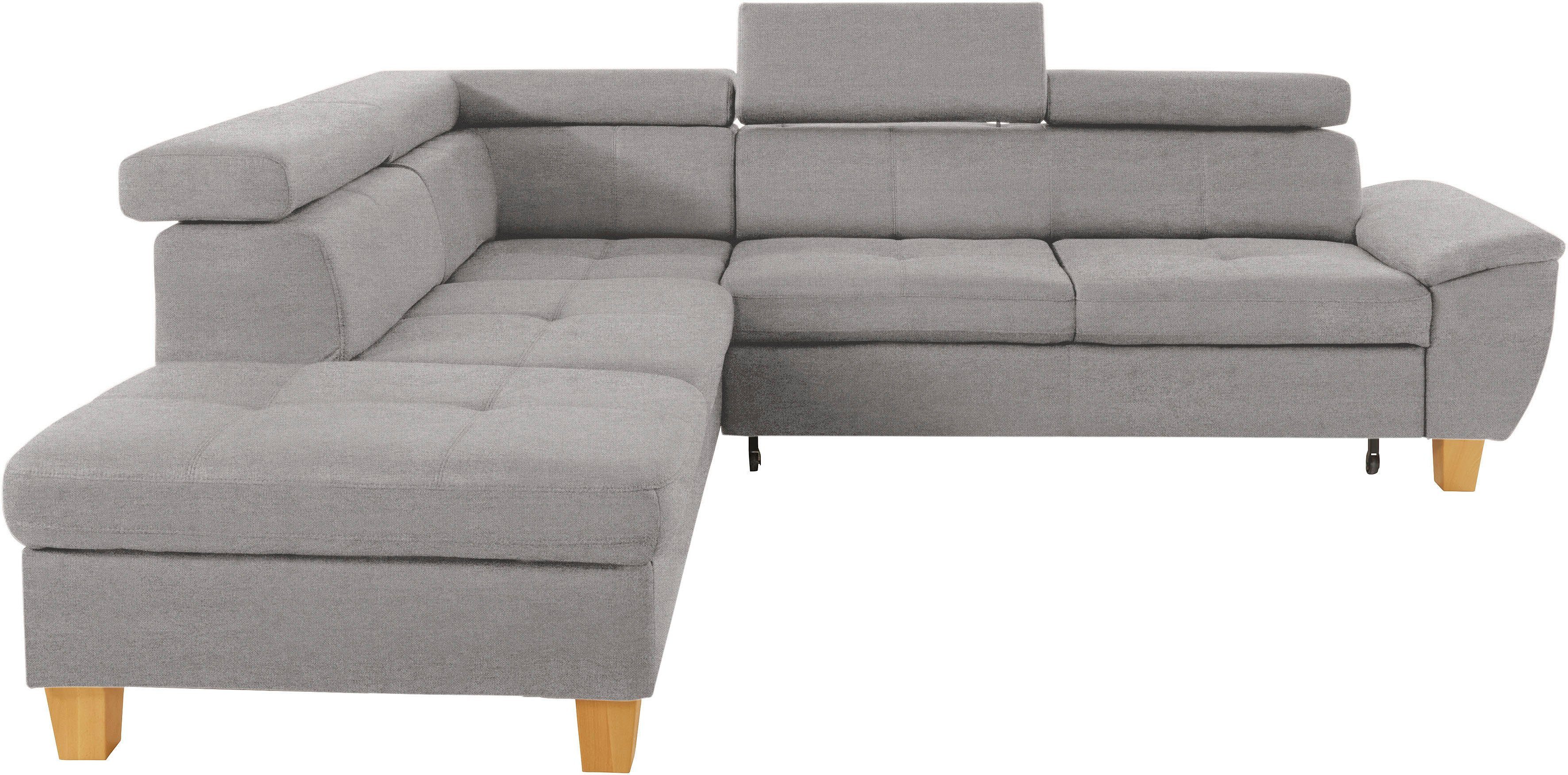 exxpo - sofa fashion Hoekbank Enya, uitgebreide afwerking, hoog zitcomfort, comfortabel, L-vorm