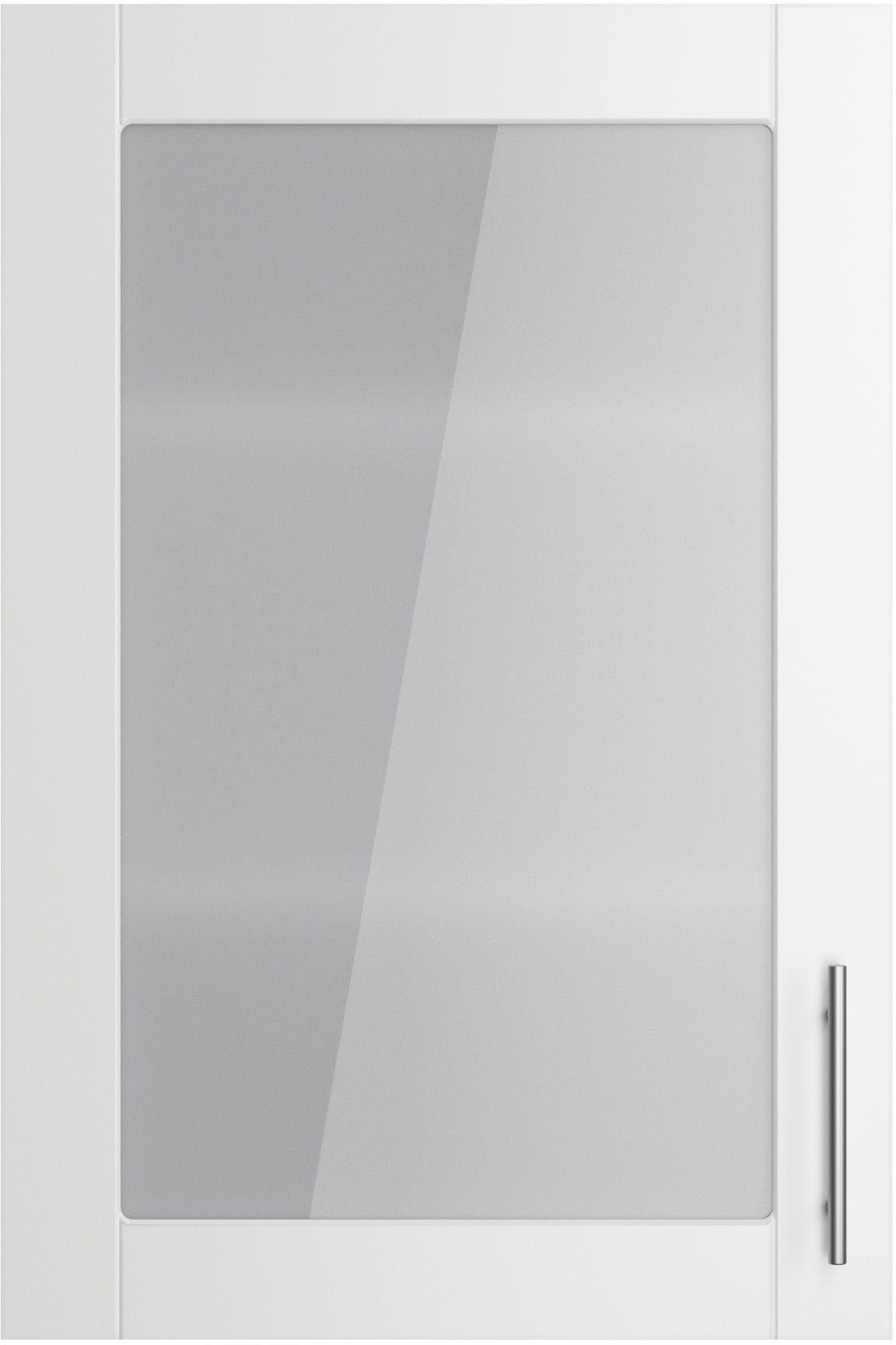 OPTIFIT Hangend kastje met glasdeur Ahus Breedte 60 cm hangkasten wit