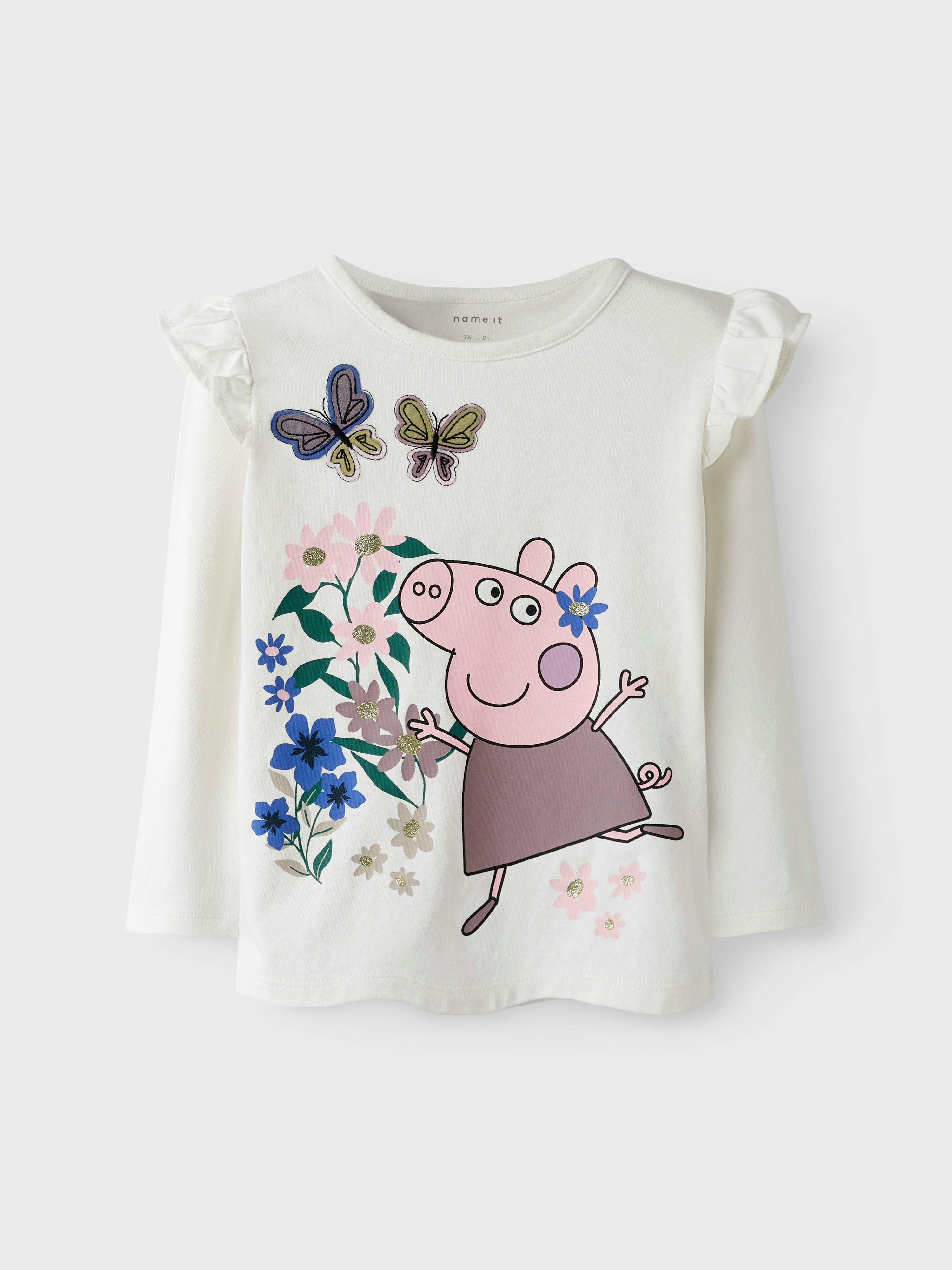 Name It Shirt met lange mouwen NMFANNA PEPPA LS TOP BOX CPLG
