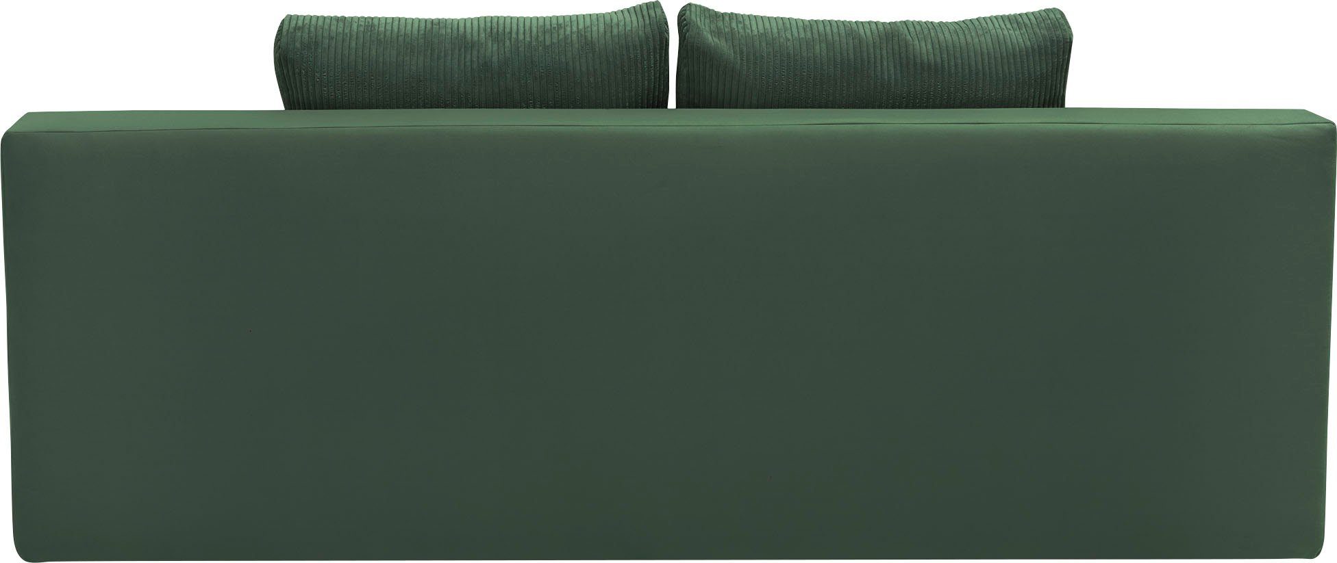 COLLECTION AB Slaapbank Chicago met slaapbank functie en bedbox, in mix van fluweel en ribfluweel