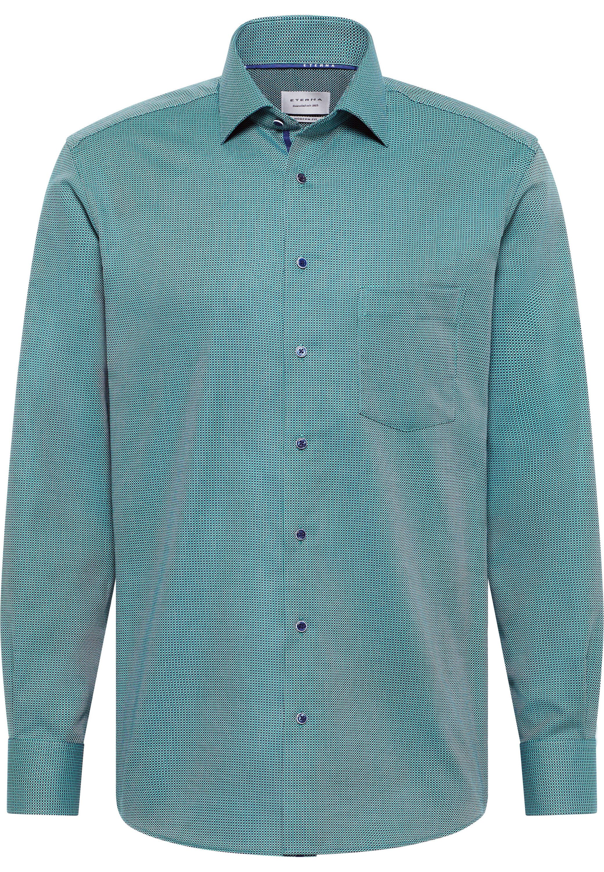 Eterna Overhemd met lange mouwen MODERN FIT NON IRON (strijkvrij)
