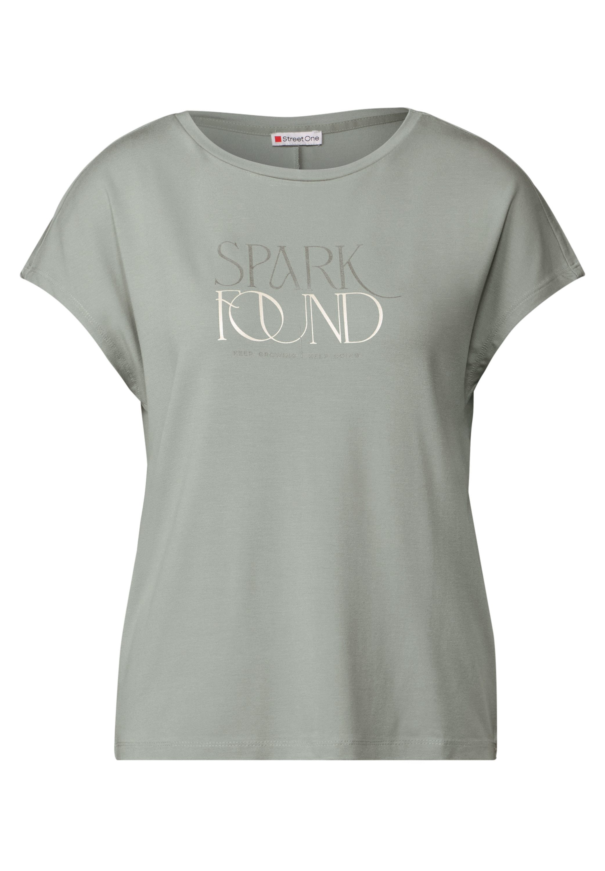 STREET ONE T-shirt met tekst
