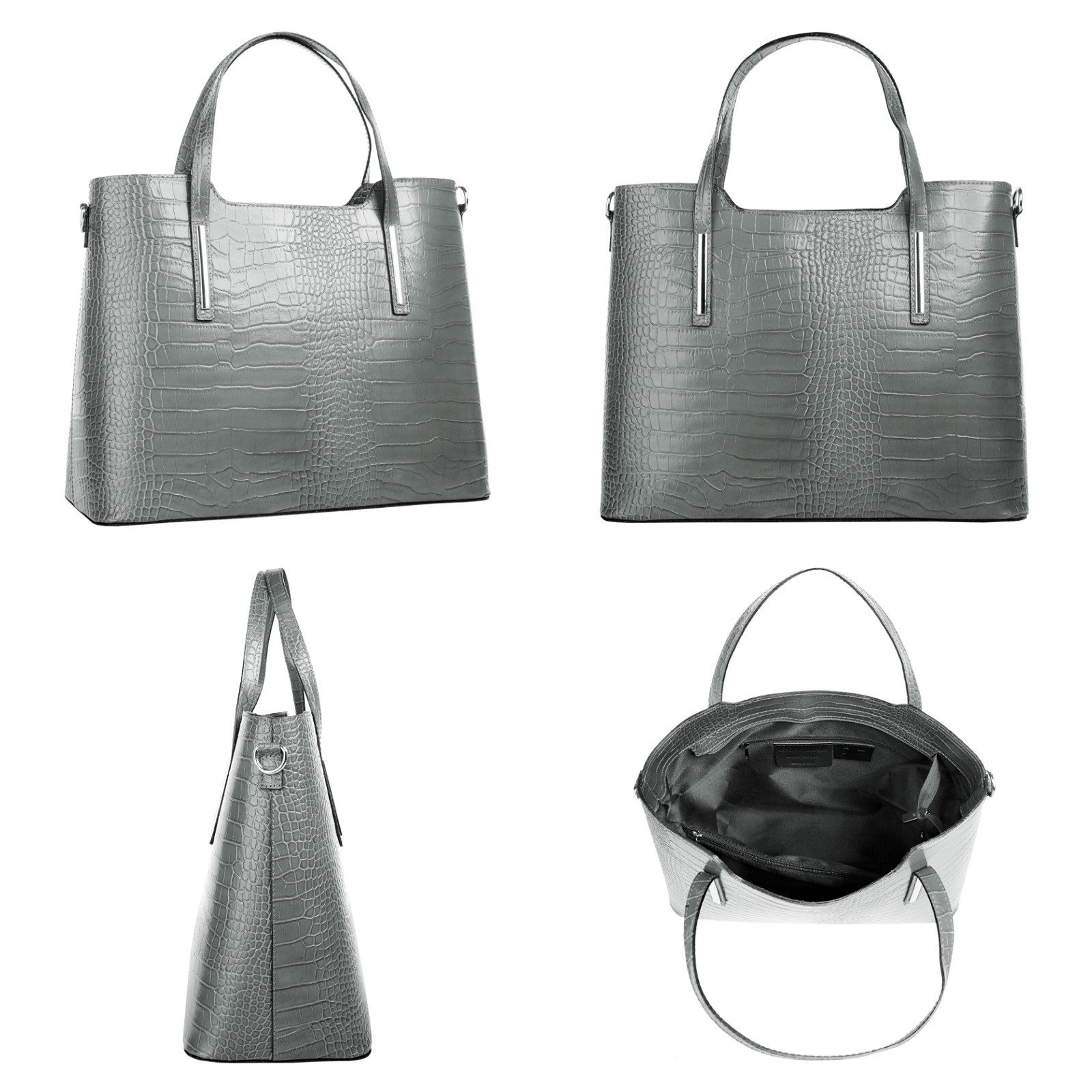 Cluty Tas echt leer, made in italy