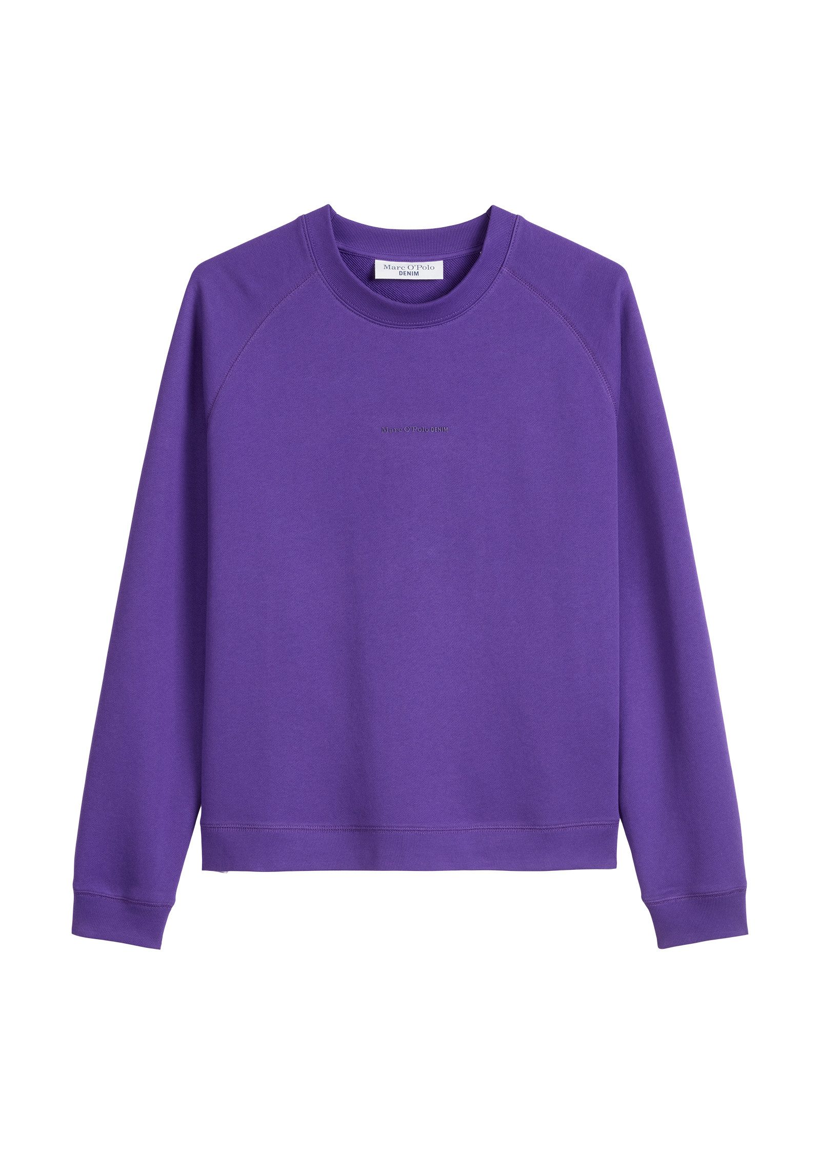 Marc O'Polo DENIM Sweatshirt Rugpand iets langer, kleine zijsplitjes, relaxed fit
