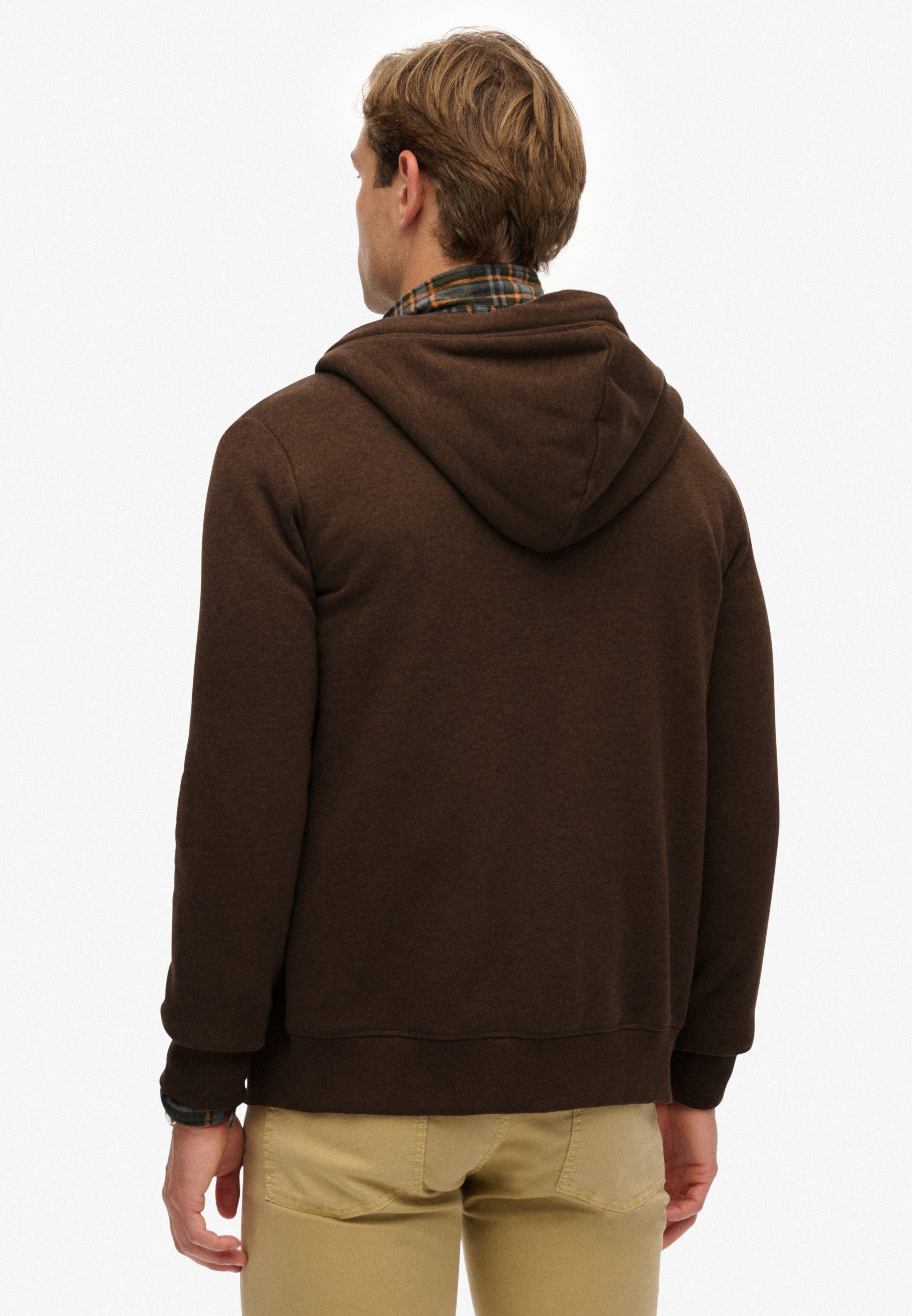 Superdry Capuchonsweatvest ESSENTIAL LOGO ZIP HOODIE HB