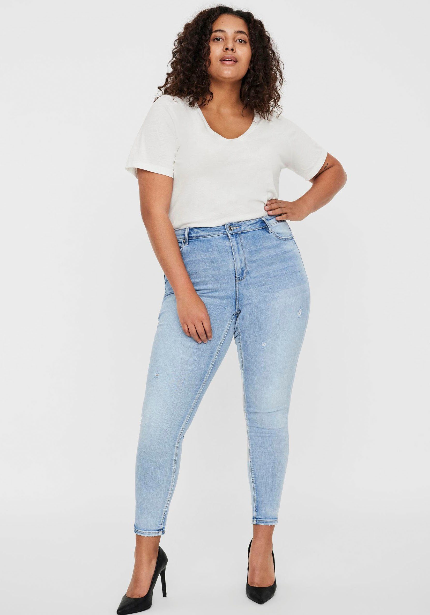 Vero Moda Curve Skinny fit jeans VMPHIA HR SKINNY J GU3162 CURVE NOOS