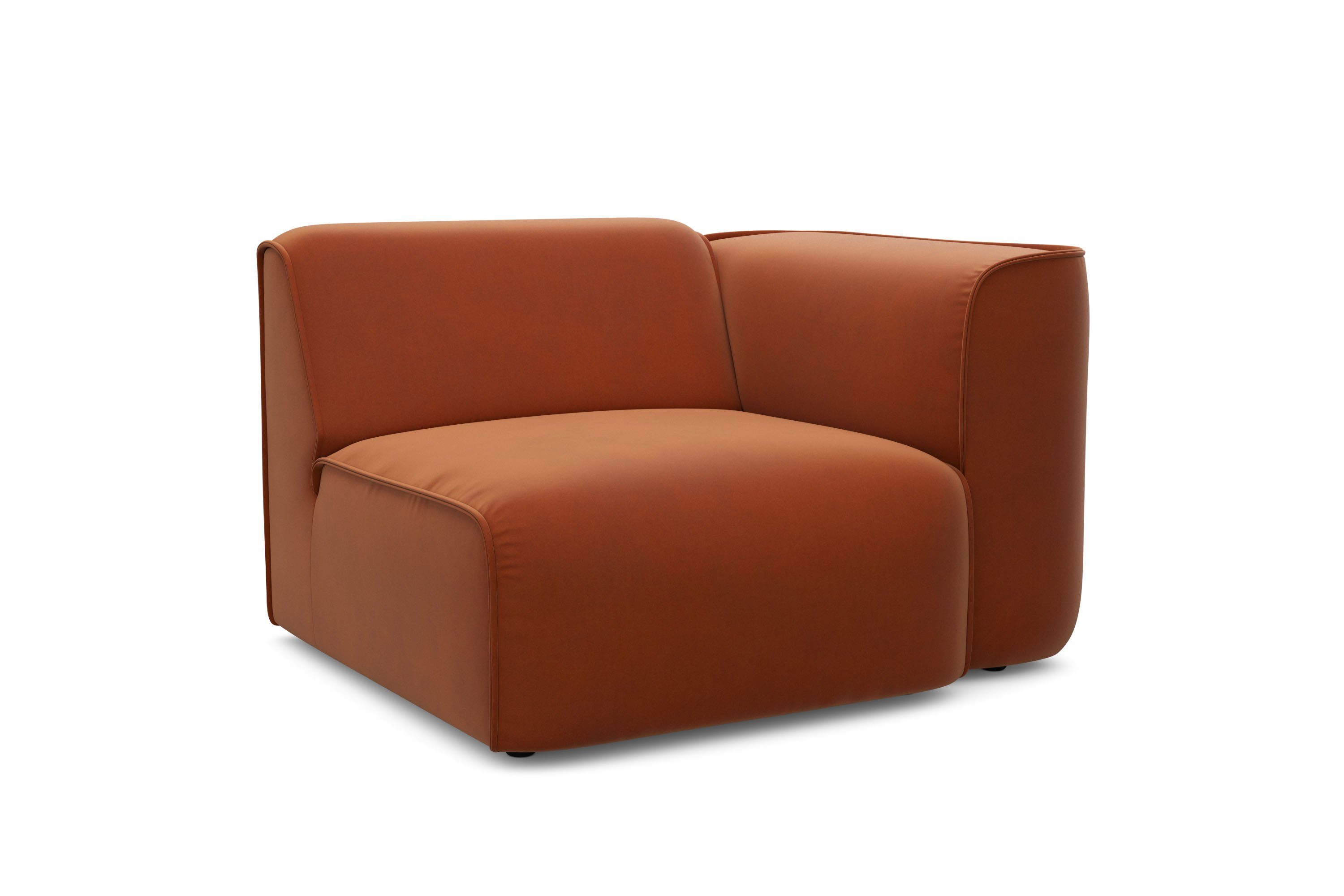 RAUM.ID Fauteuil Merid sofa-hoekelement, afmetingen B/D/H: 109/97/46 cm als module of apart te gebruiken, voor individuele samenstelling