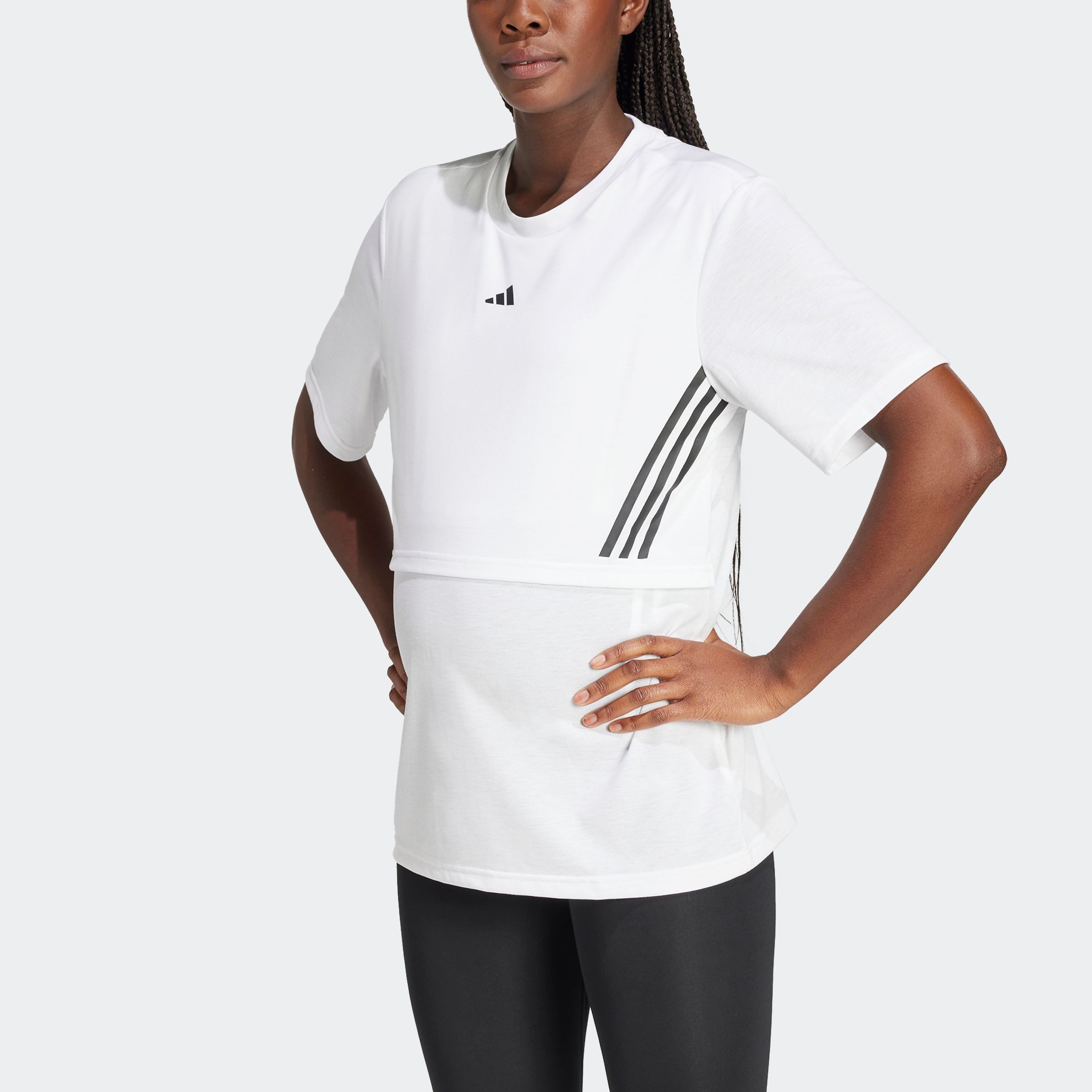 adidas Performance T-shirt MAT TEE Trainingsshirt voor de zwangerschap