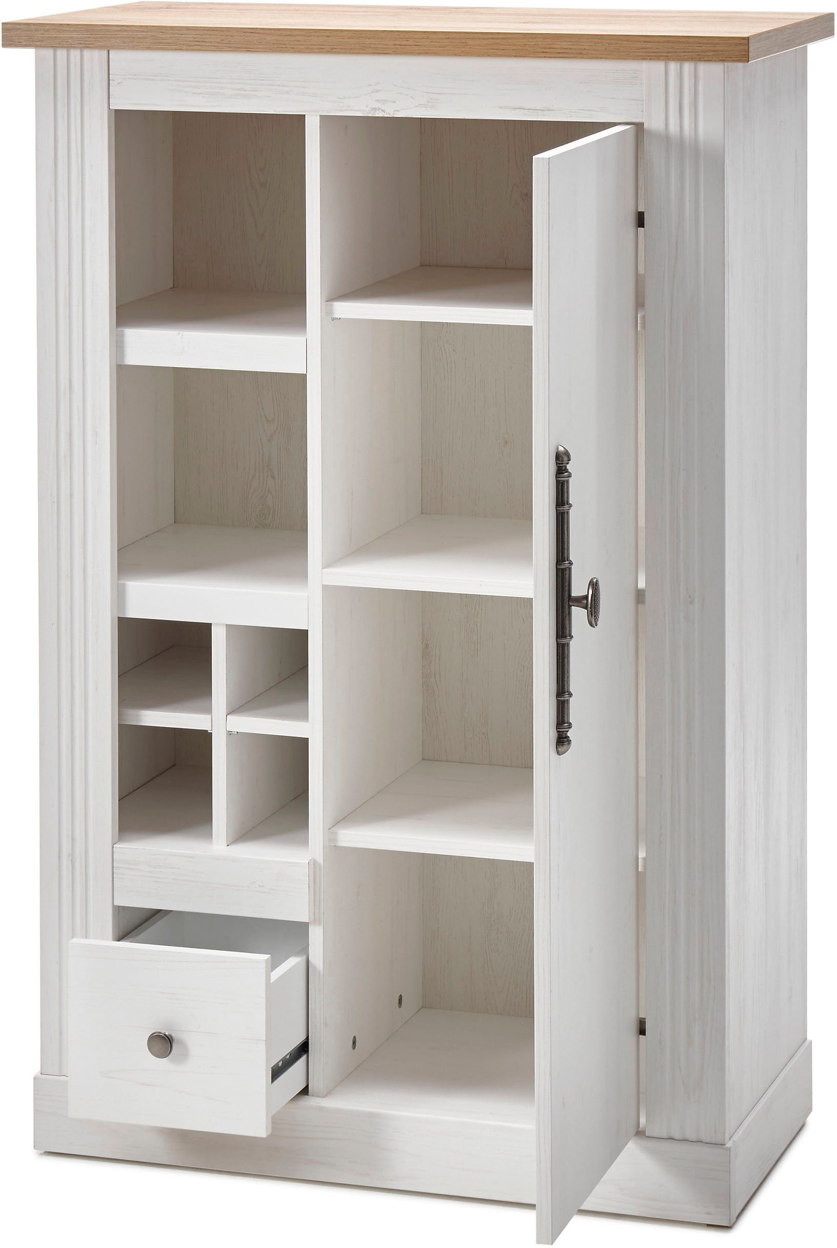 Home affaire Wandmeubel Westminster in romantische landelijke stijl (set, 3-delig)