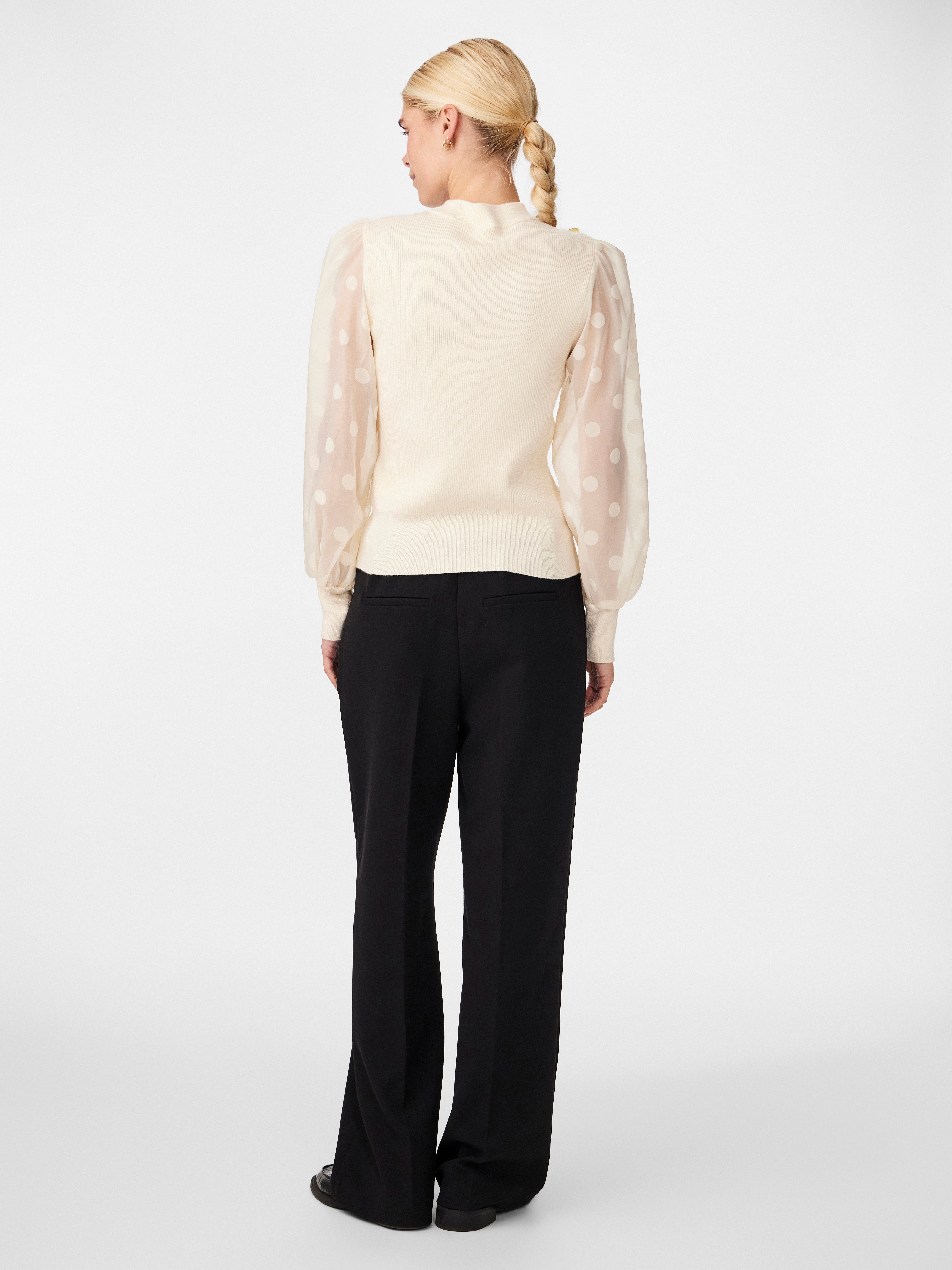 Y.A.S Trui met ronde hals YASDOTME LS KNIT PULLOVER S. NOOS