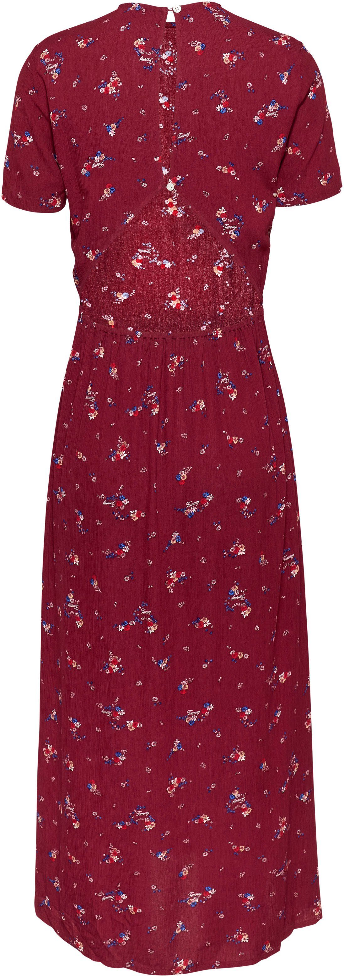 TOMMY JEANS Blousejurk TJW FLORAL MIDI DRESS