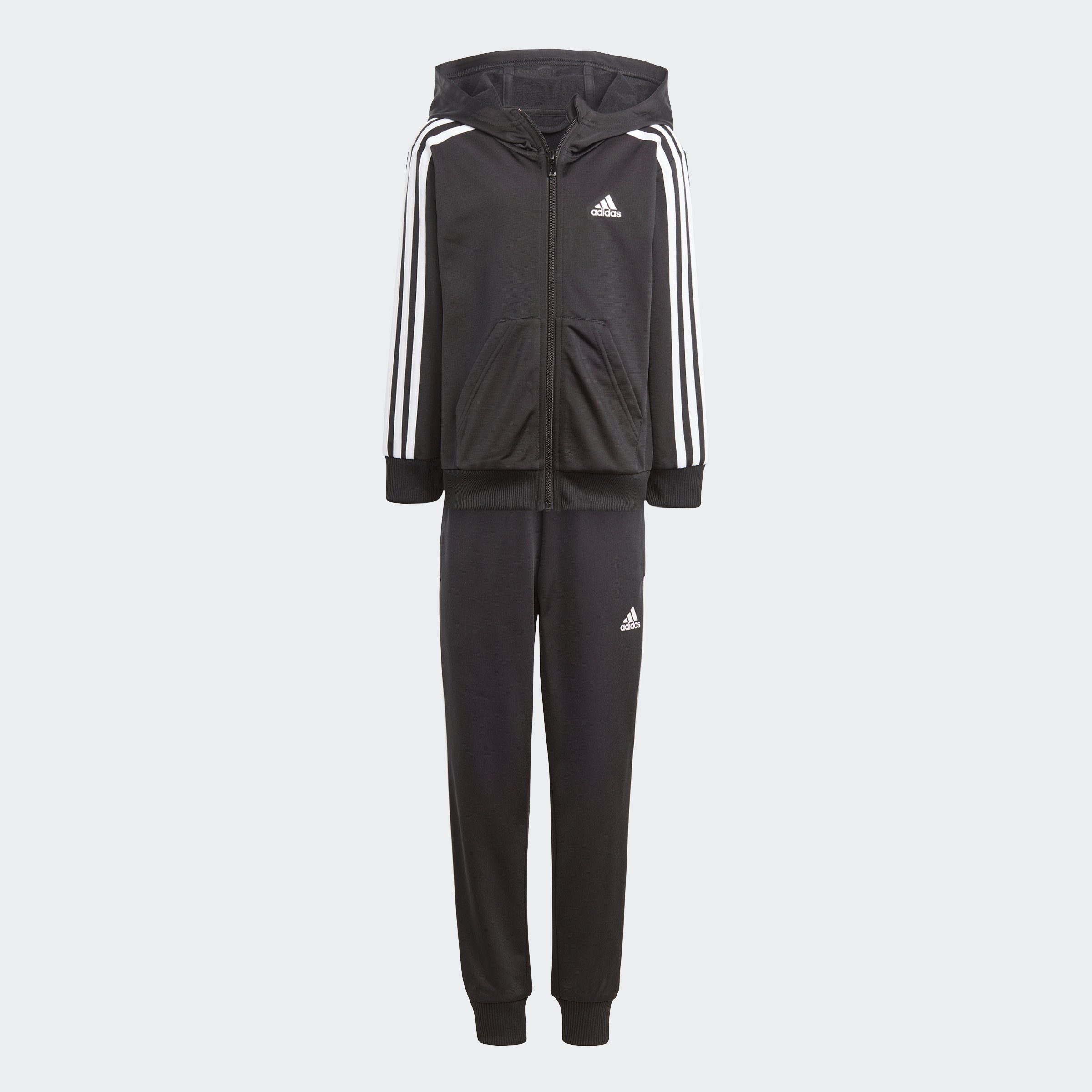 adidas Sportswear Trainingspak ESSENTIALS 3 STREPEN SHINY (2-delig)