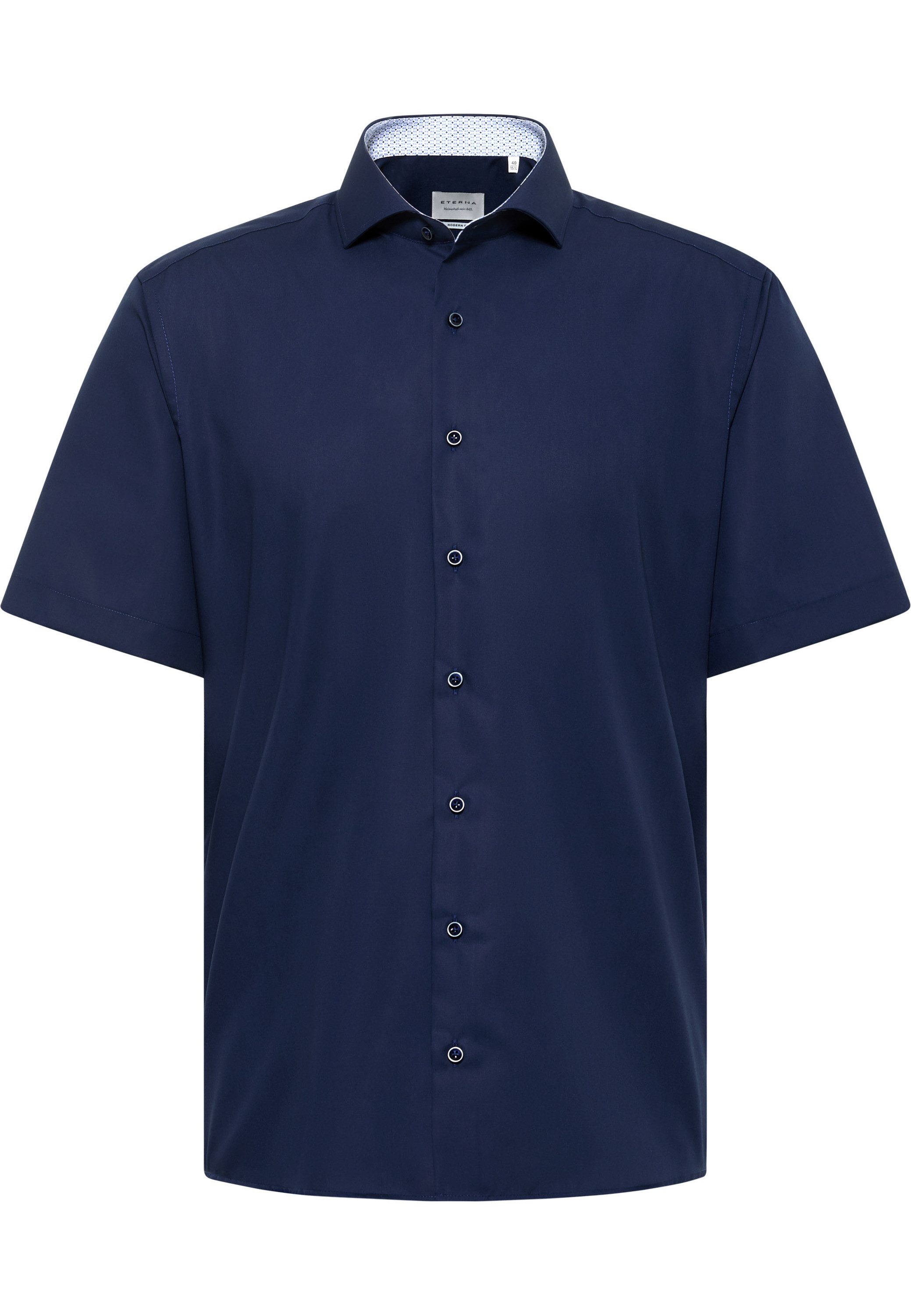 Eterna Overhemd met korte mouwen MODERN FIT NON IRON (strijkvrij)