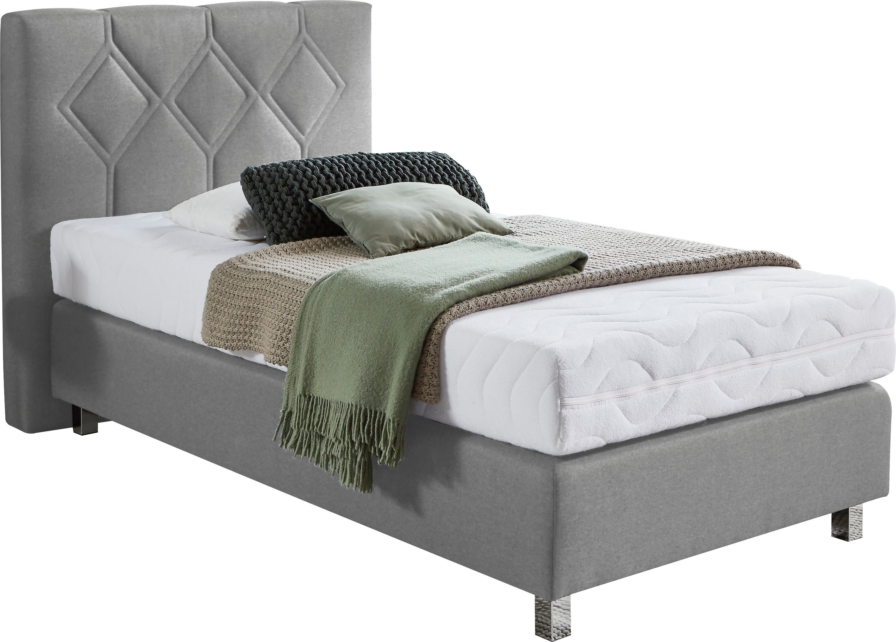 Westfalia Polsterbetten Boxspring Phönix boxsprings grijs