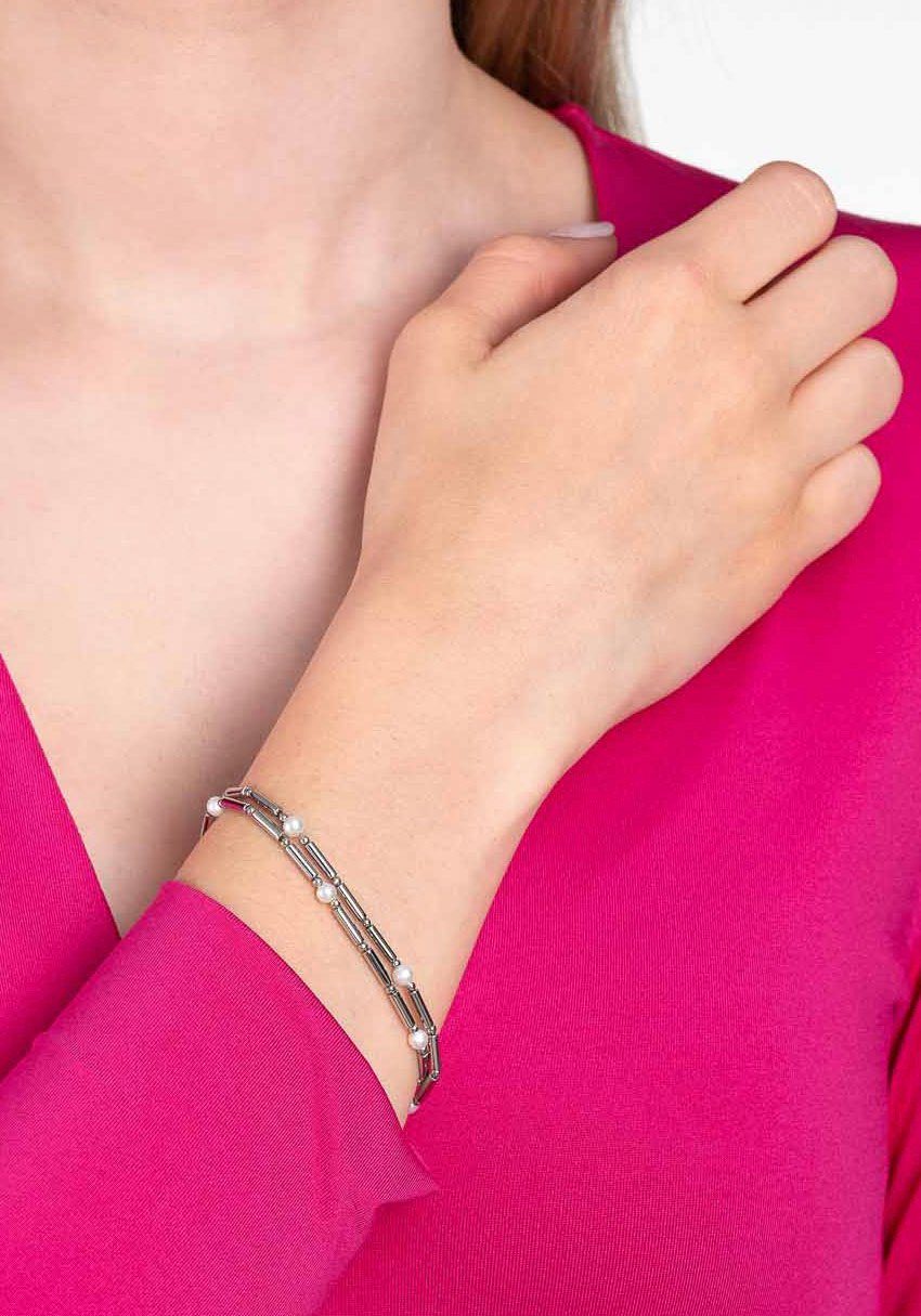 LEONARDO Armband Mirella, 023337 met zoetwater-cultivéparel