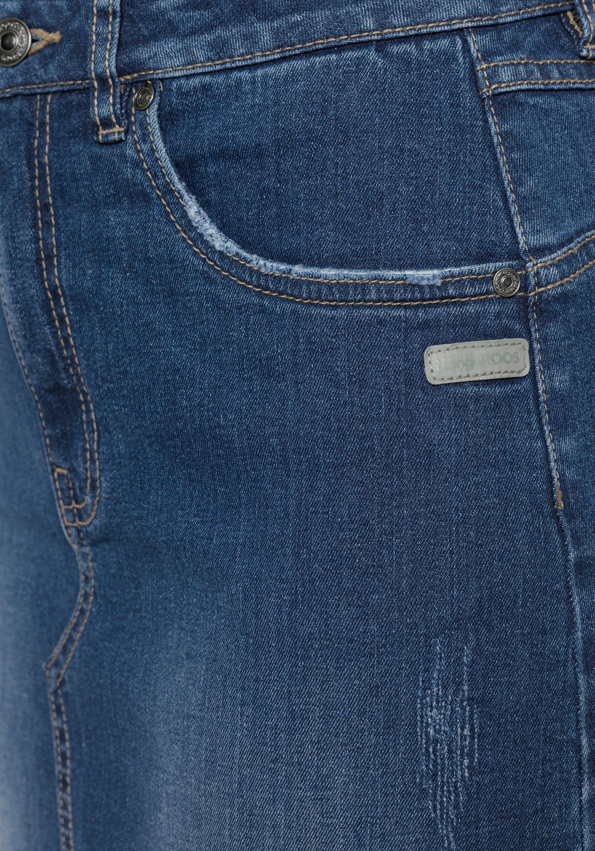 KangaROOS Jeans rok in midi-lengte met split