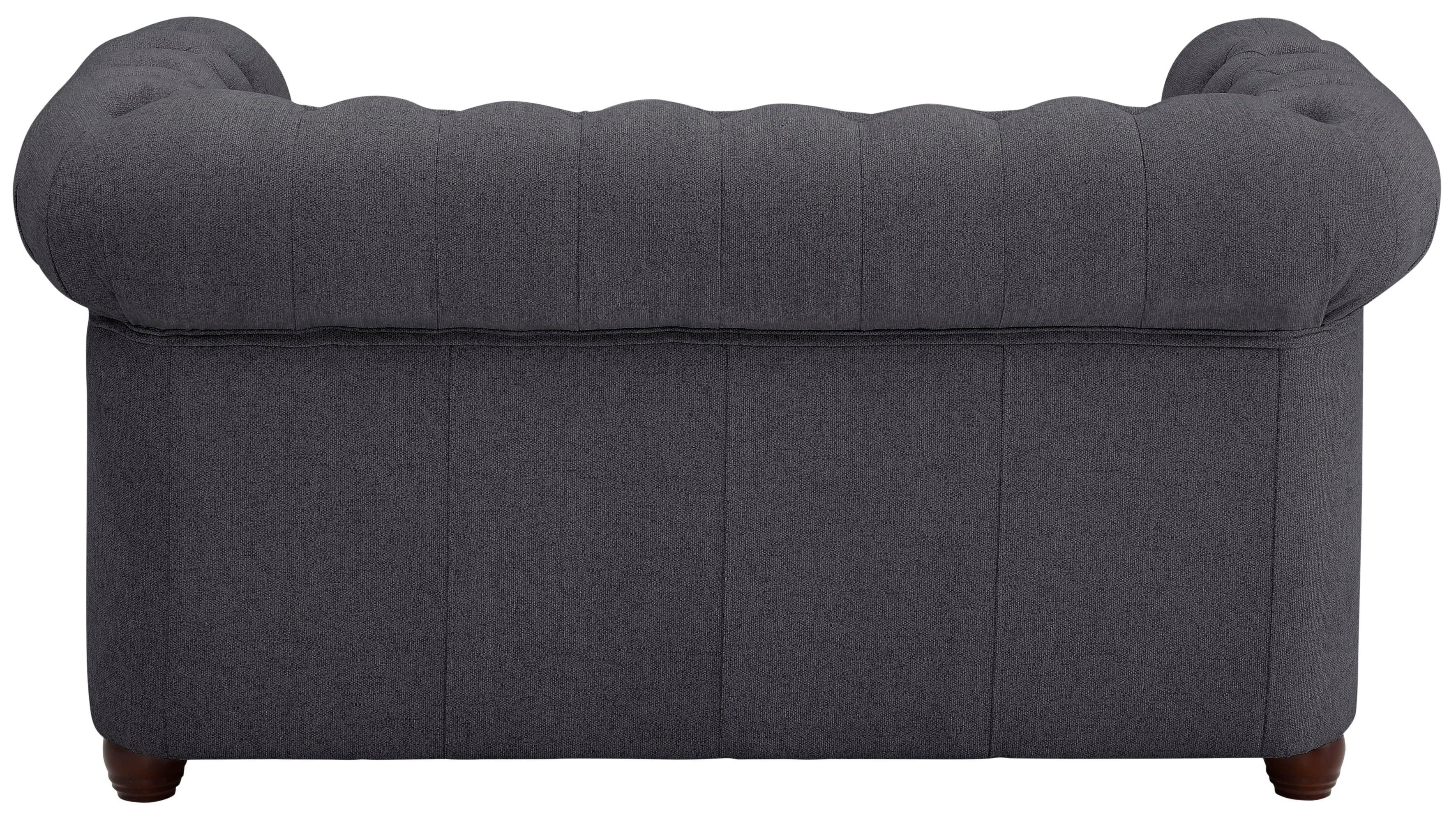 Home affaire Chesterfield-bank New Castle met hoogwaardige capitonnage in chesterfield-design, bxdxh: 148x86x72