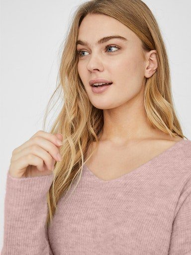 Vero Moda Trui met V-hals VMCREWLEFILE LS V-NECK BLOUSE NOOS