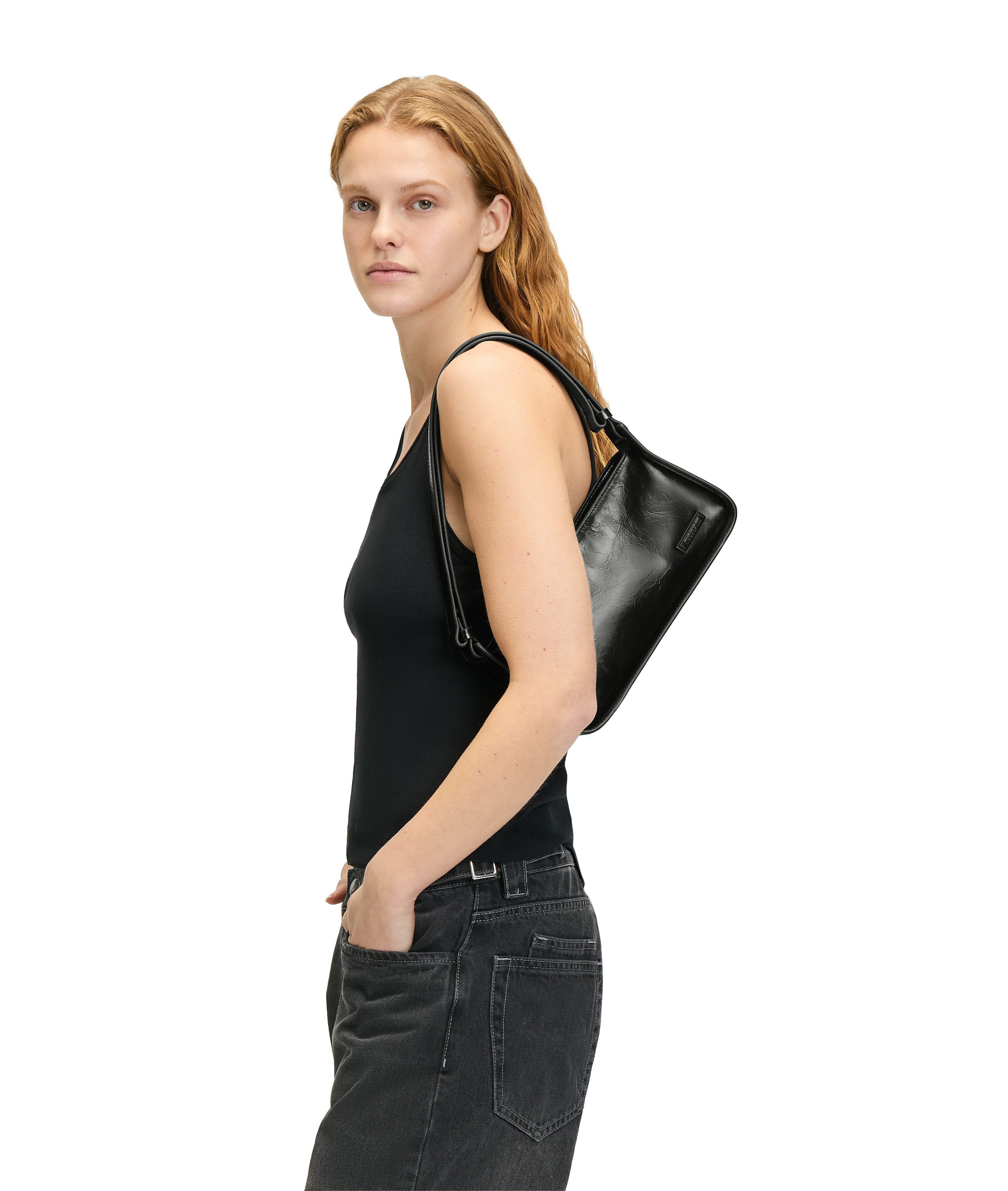 Liebeskind Berlin Schoudertas Crossbody S FRANZIS LACK DISTRESSED