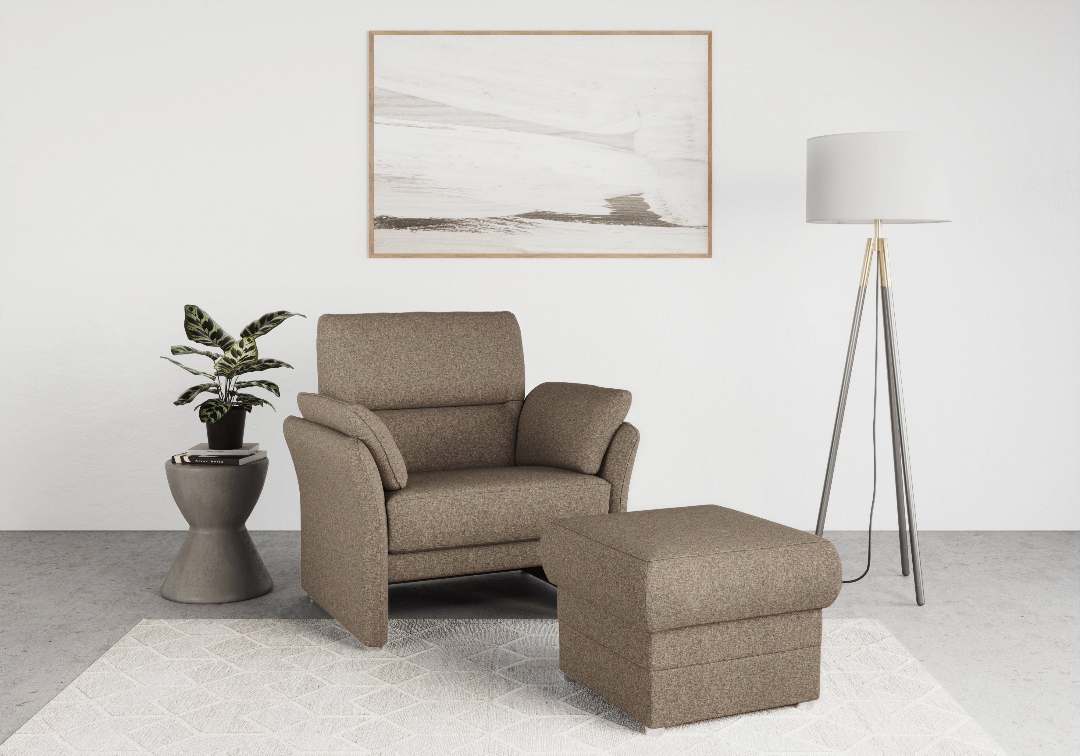 DOMO collection Fauteuil Pina elegante en tijdloze clubstoel, comfortabele cocktailsstoel