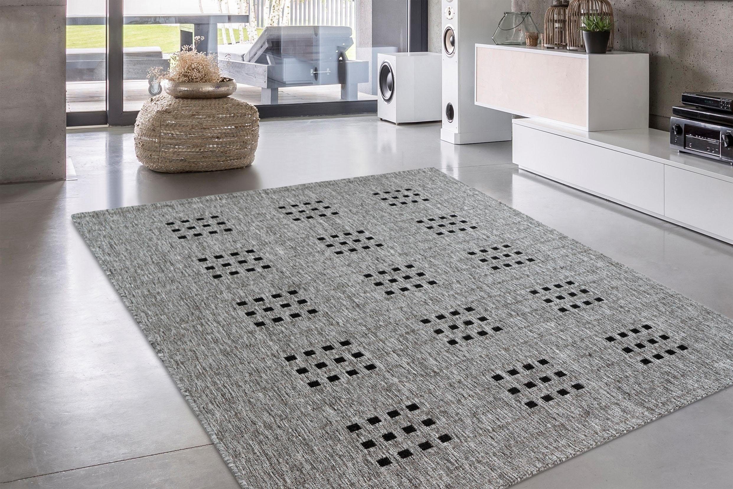 calo-deluxe Vloerkleed Perugia 1050 Geschikt voor binnen en buiten, woonkamer