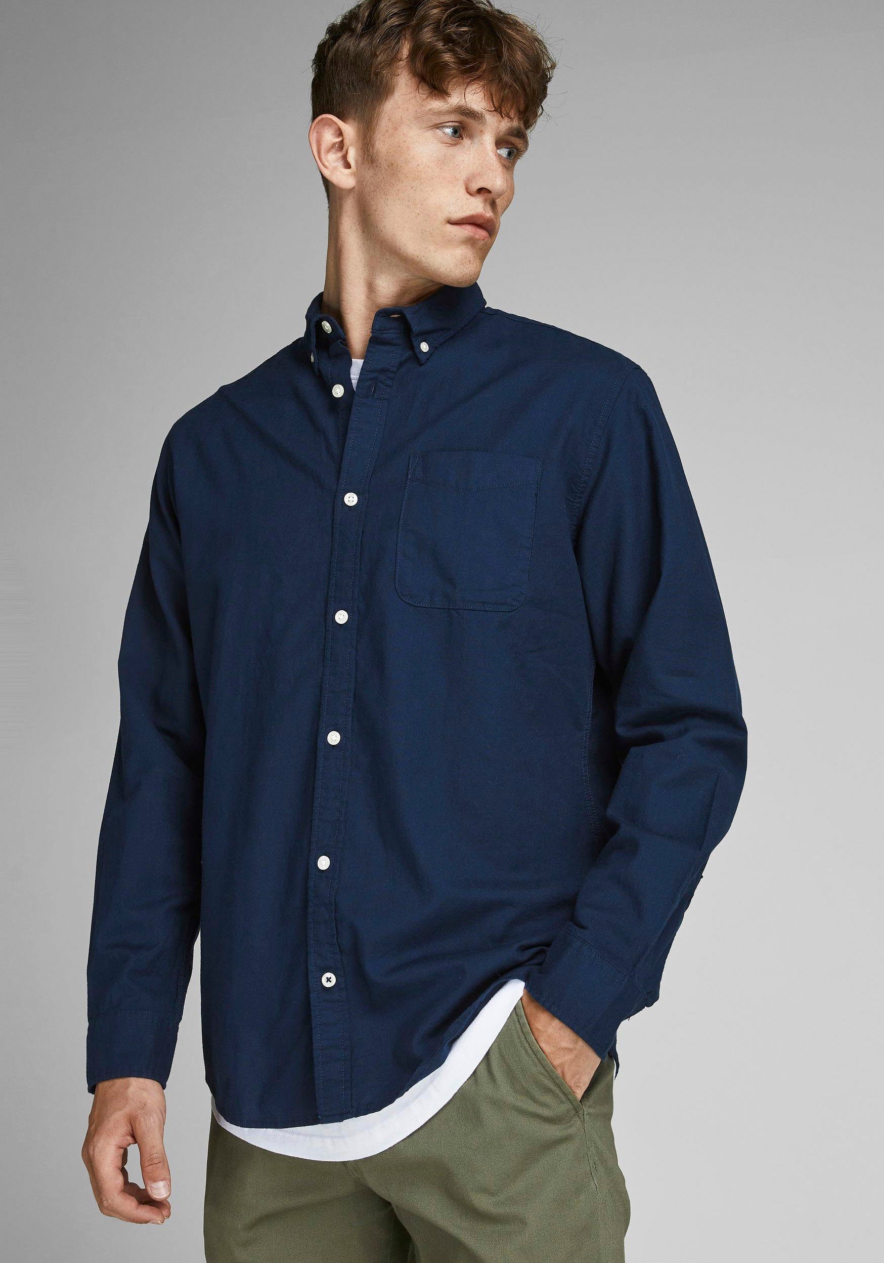 Jack & Jones Overhemd met lange mouwen OXFORD SHIRT