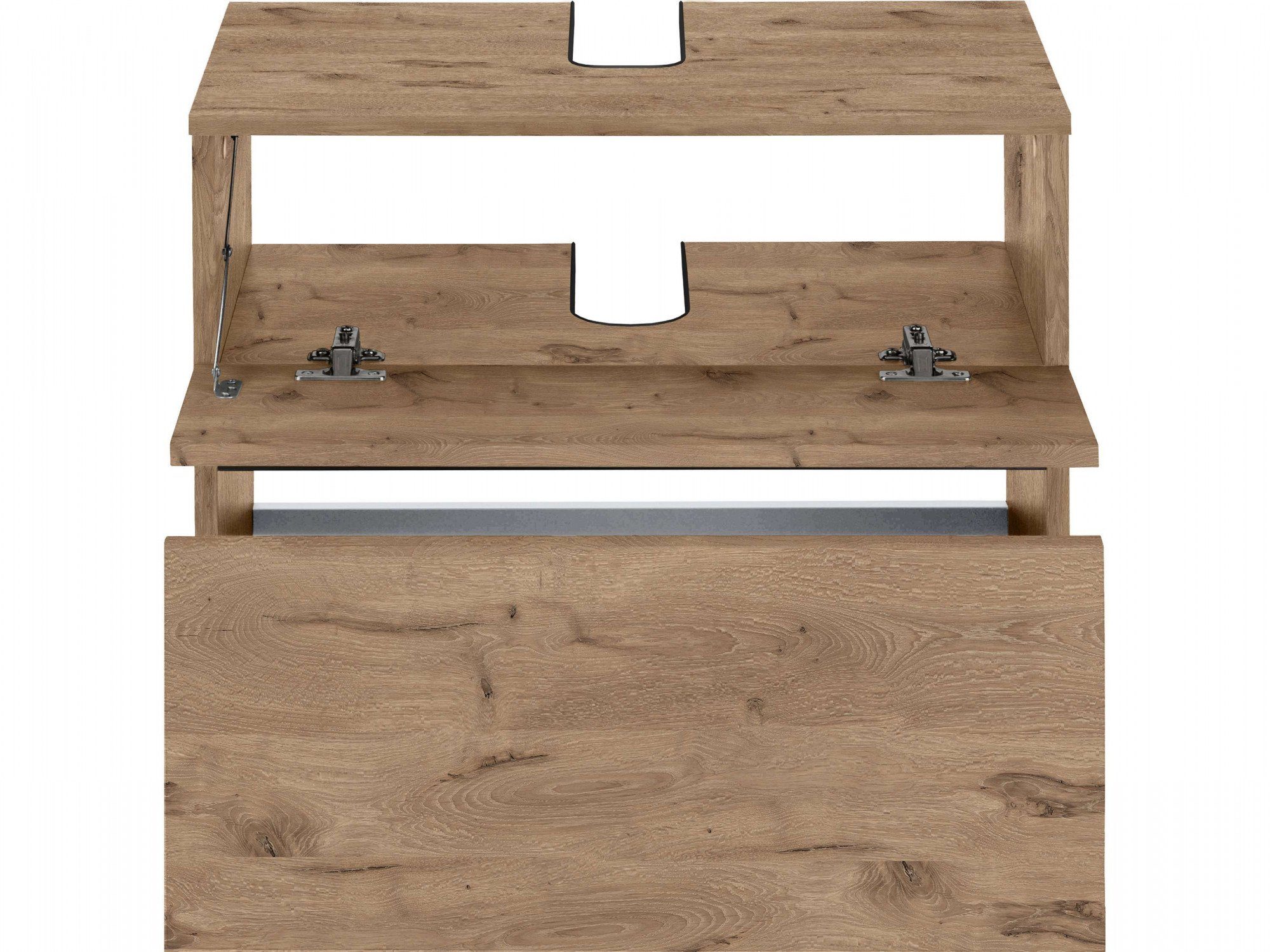 Home affaire Wastafelonderkast Wisla Sifon uitsparing, push-to-open functie, breedte 60 cm, hoogte 55 cm