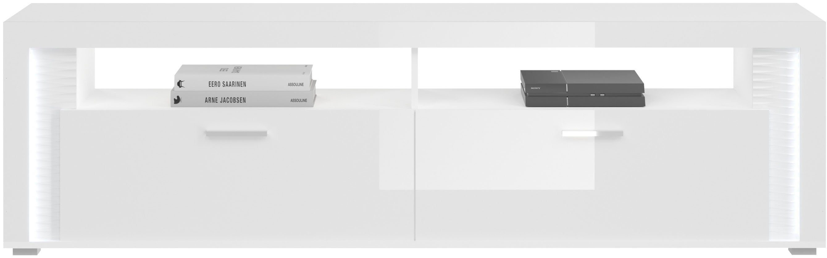 INOSIGN Wandmeubel Viborg, 4-delig Set, inclusief verticale frontverlichting, bestaande uit: (4-delig)