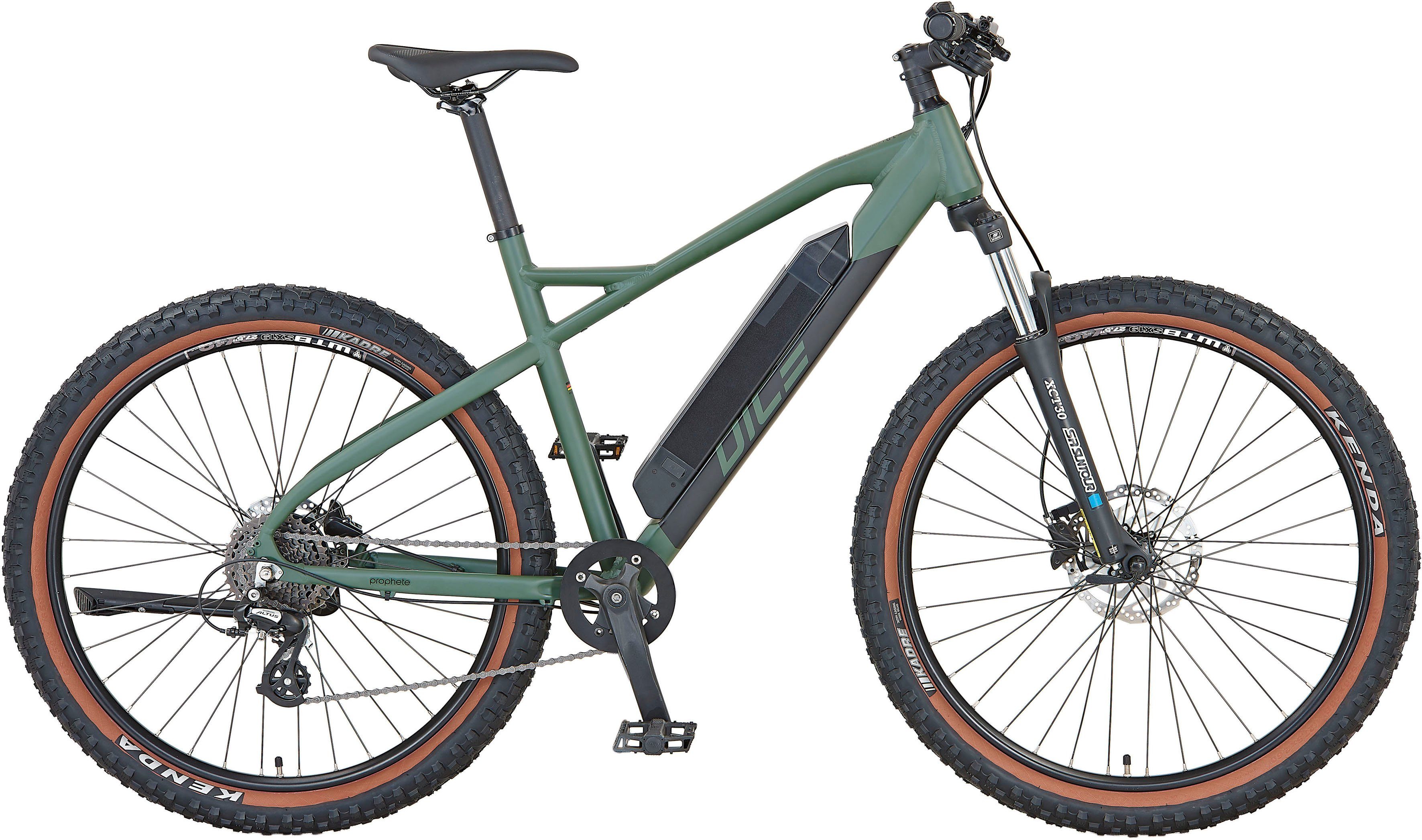 Prophete E-bike DICE 1.0 Pedelec, elektrische fiets voor dames en heren, MTB