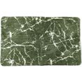 leonique badmat marble bijzonder zacht door microvezel groen