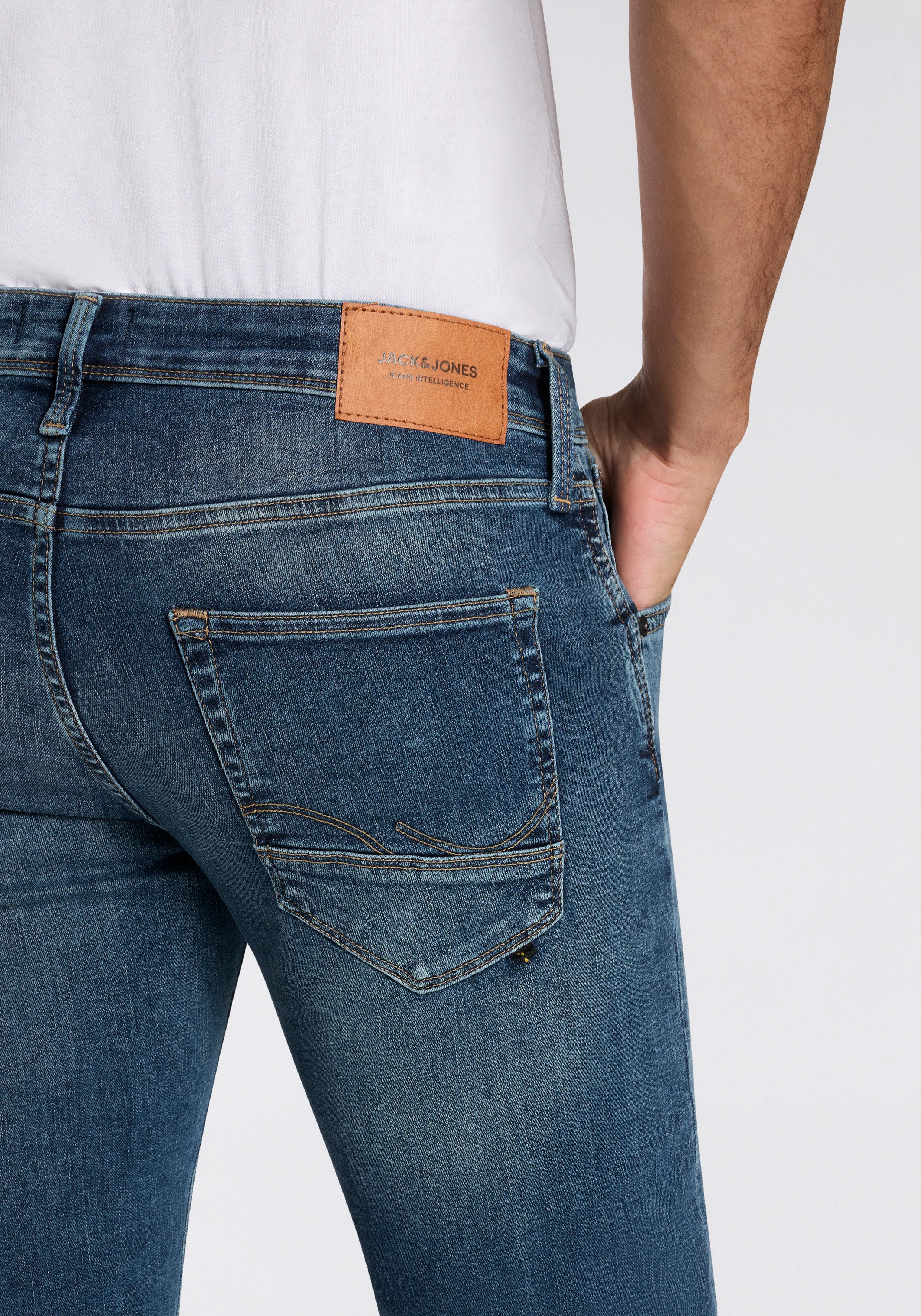 Jack & Jones Slim fit jeans JJIGLENN – Slim-Fit-jeans met lage taille