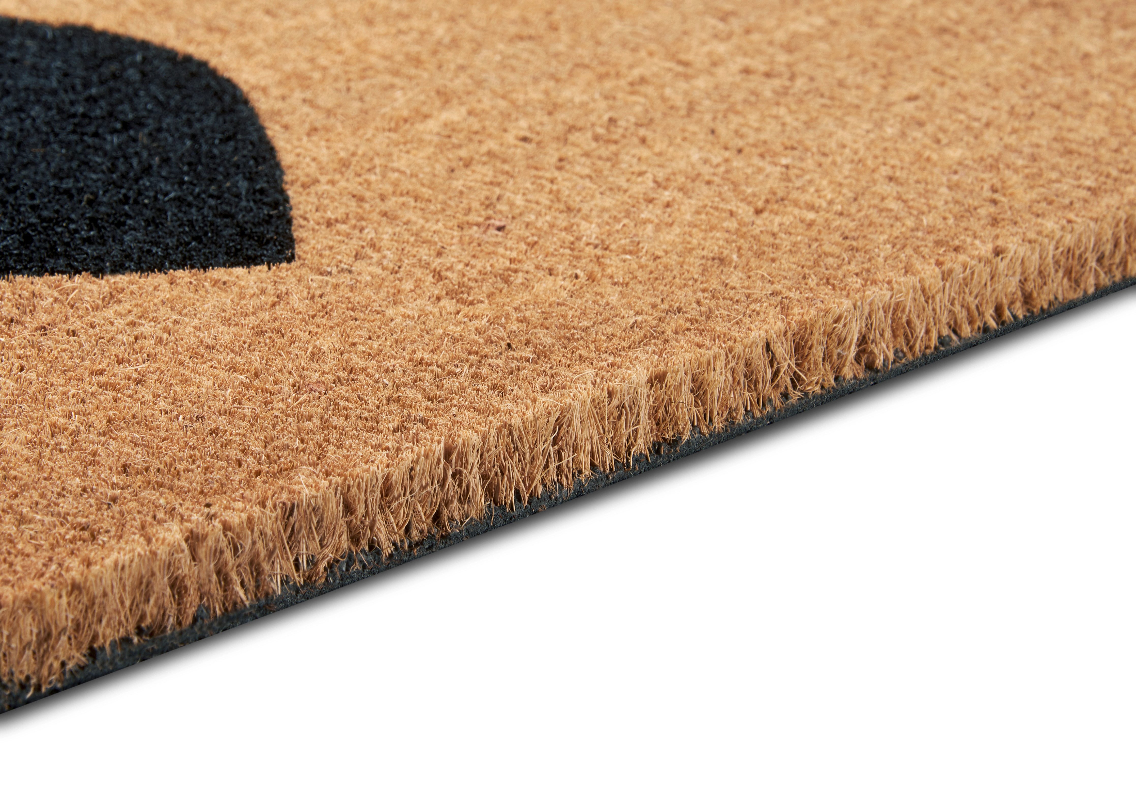 HANSE Home Mat Mix Mats Kokos Heart, deurmat Kokos, vuilopvangmat, outdoor, antislip, binnen, kokosmat, gang