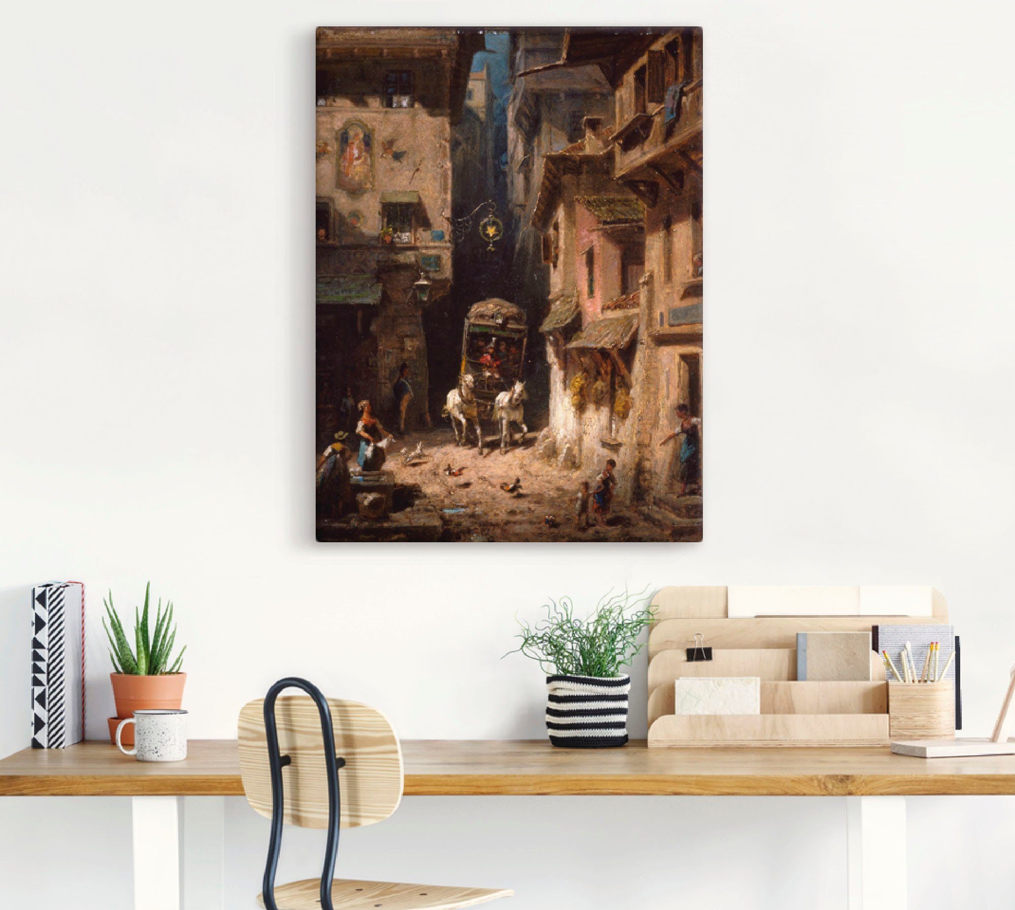 Artland Artprint De post. Ca. 1880 als artprint op linnen, muursticker of poster in verschillende maten