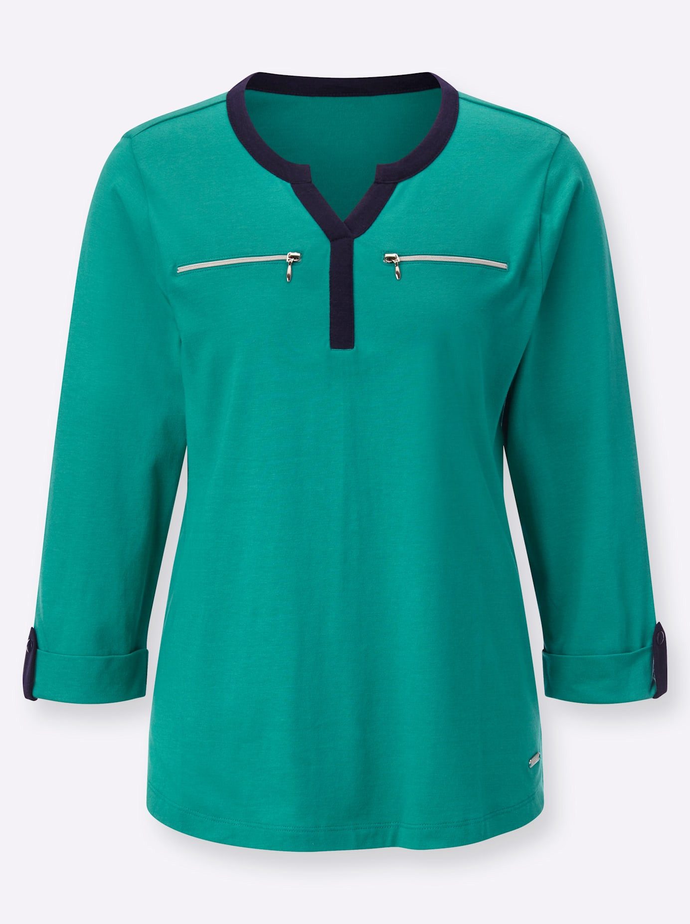 Casual Looks Shirt met 3 4 mouwen Shirt (1-delig)