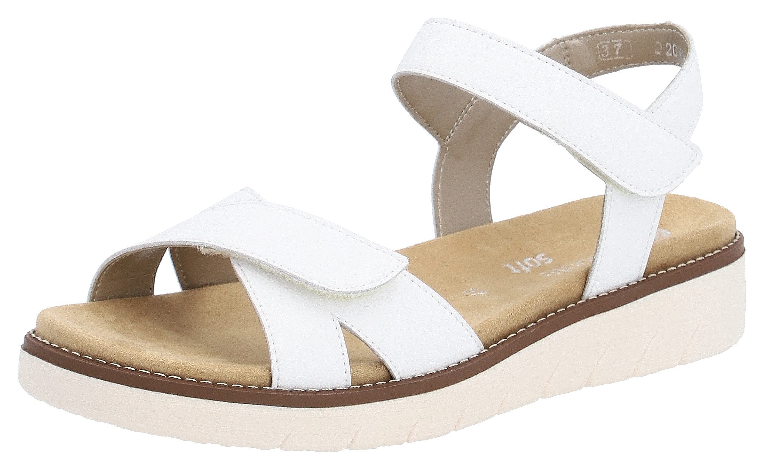 Remonte Sandalen , plateau, zomerschoen, sandaal met lite 'n soft uitrusting dames sandaaltjes maat 42 wit