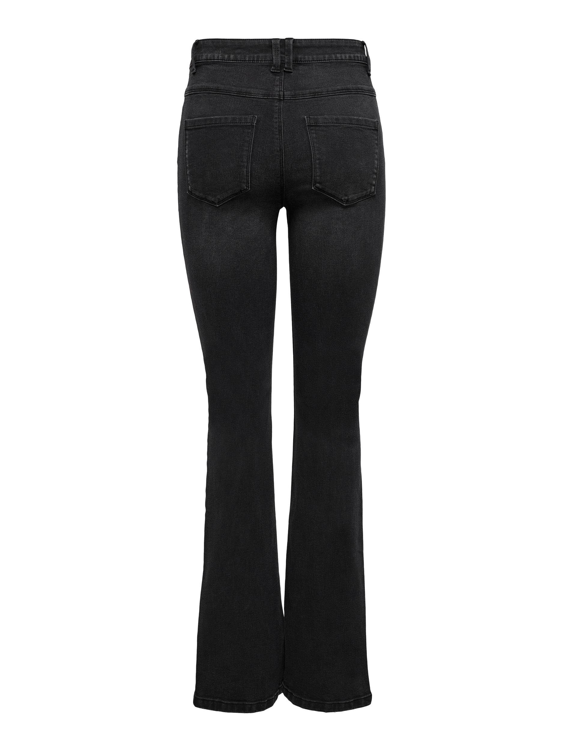 JDY High-waist jeans JDYNEWFLORA HW FLARED DG30 DNM NOOS