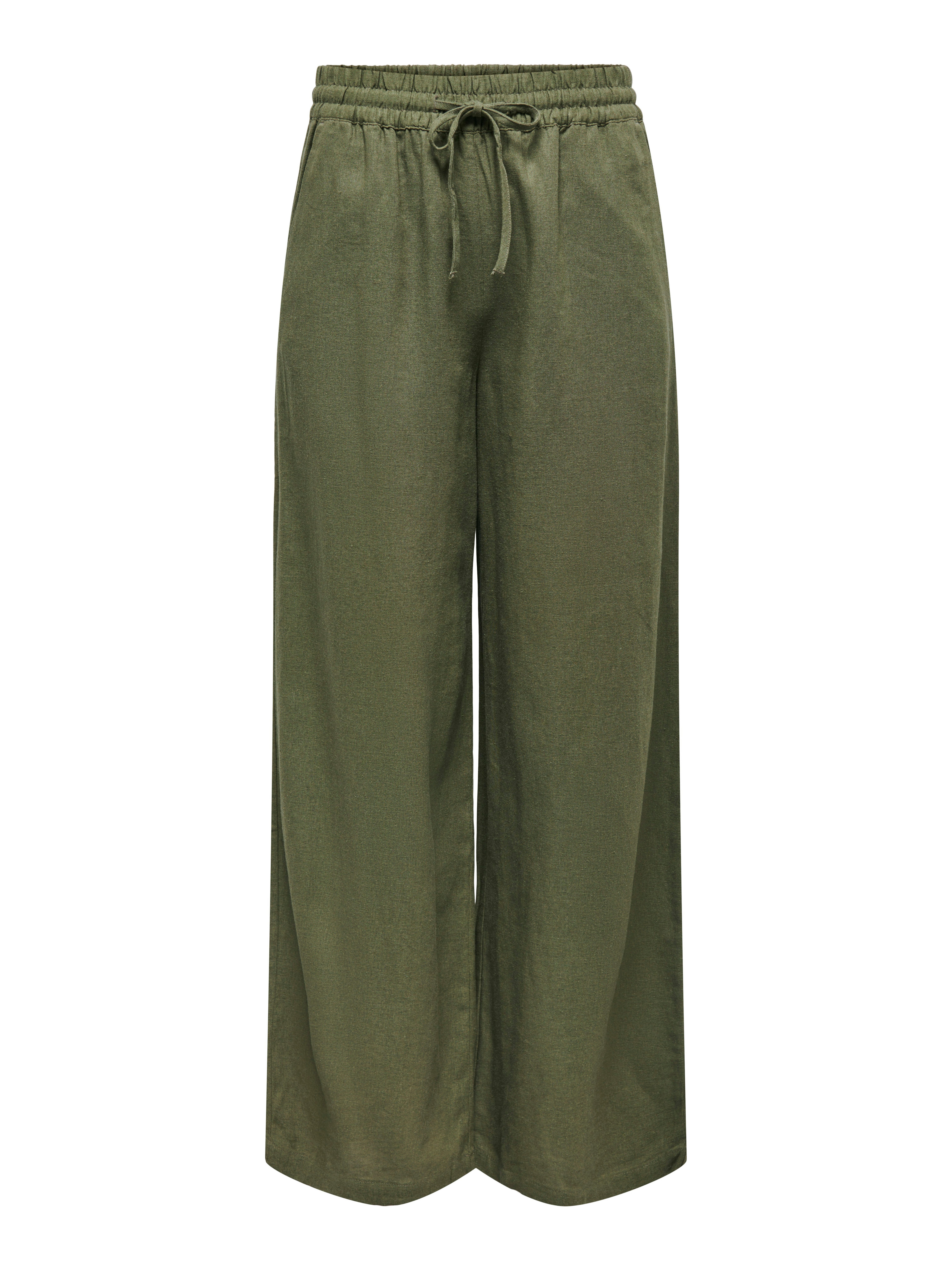 JDY Linnen broek JDYSAY LINEN HW WIDE PANT WVN NOOS