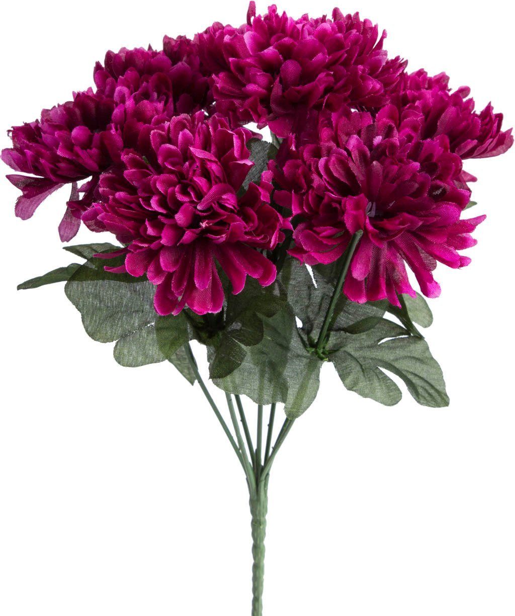 Botanic-Haus Kunstbloem Boeket chrysanten (set, 2 stuks)