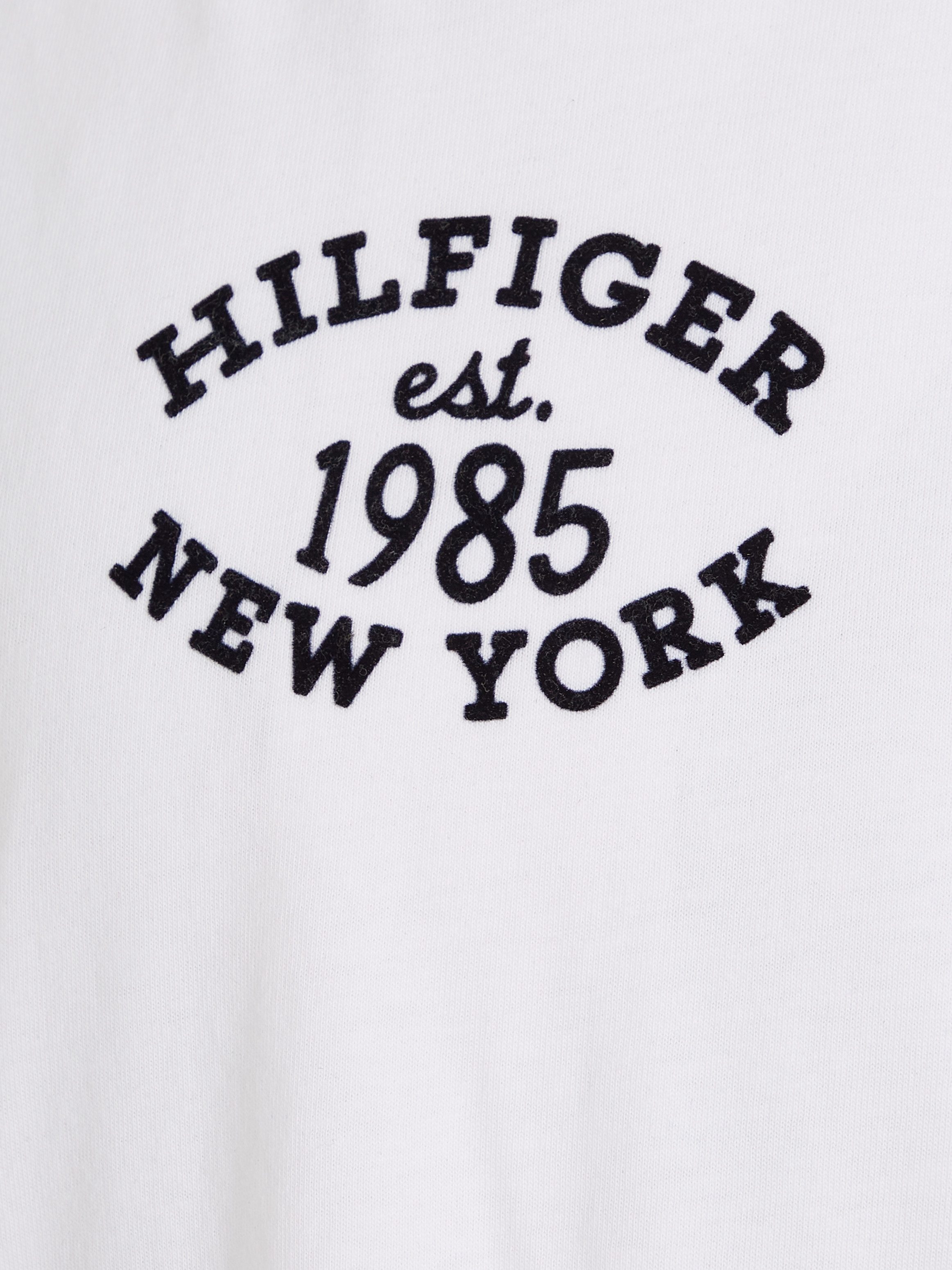 Tommy Hilfiger T-shirt MONOTYPE FLOCK Kinderen tot 16 jaar met logostiksel