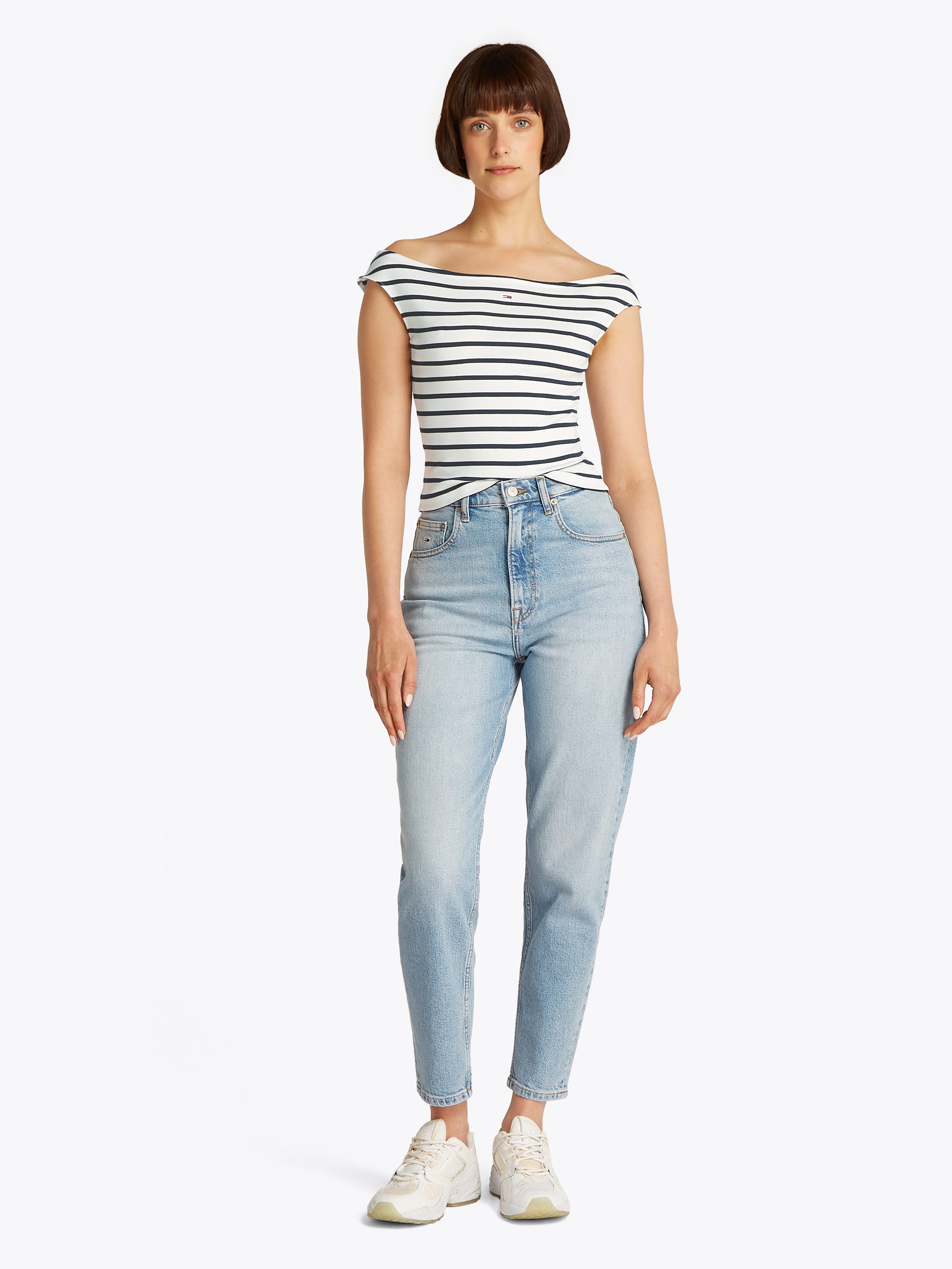 TOMMY JEANS Tanktop TJW BOAT NECK TOP SS EXT