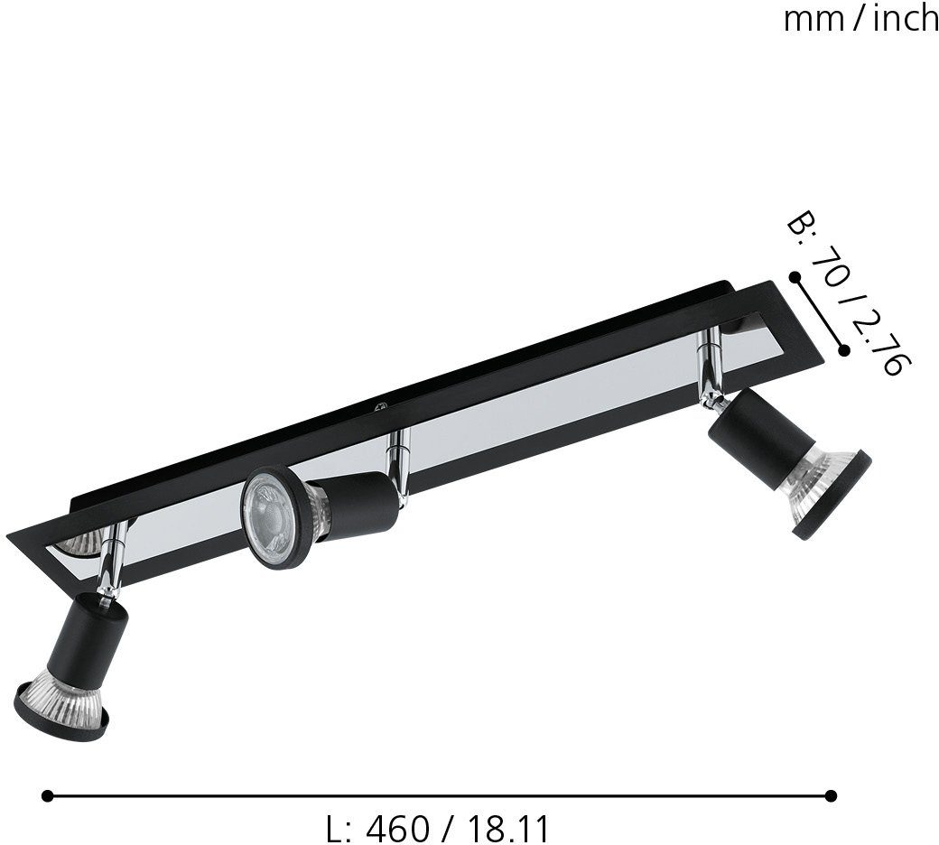 EGLO Ledplafondspots SARRIA Led-plafondlamp
