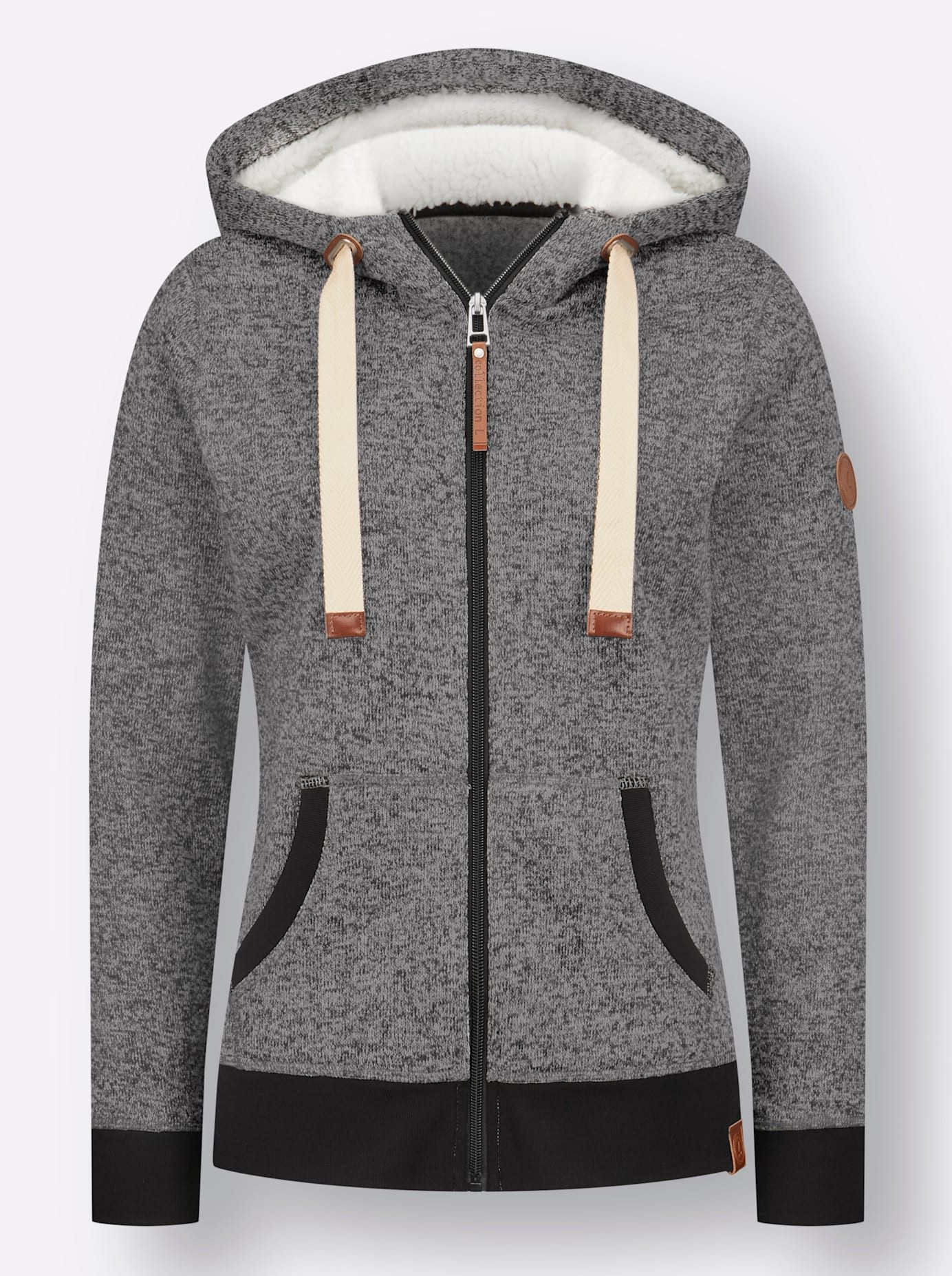 Casual Looks Gebreid fleecejack