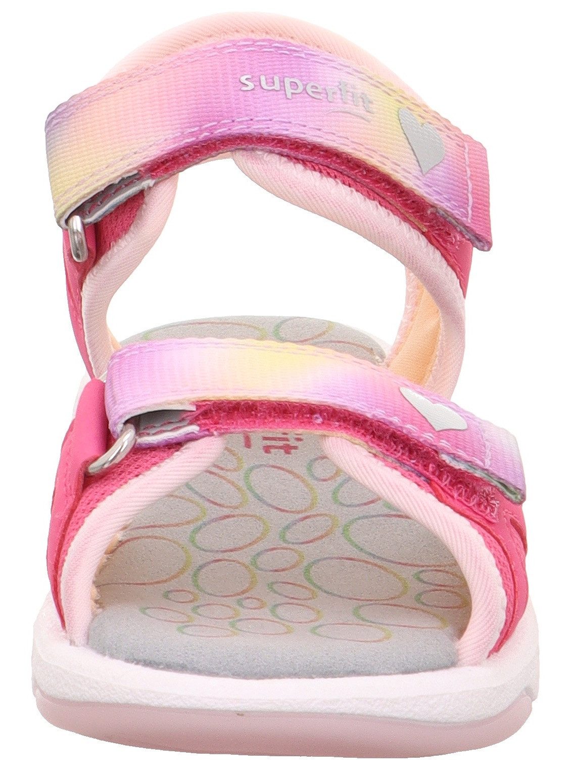 Superfit Sandalen PEBBLES WMS: middel Sandaal met schattige glitter-sluiting, maat sjabloon om te downloaden