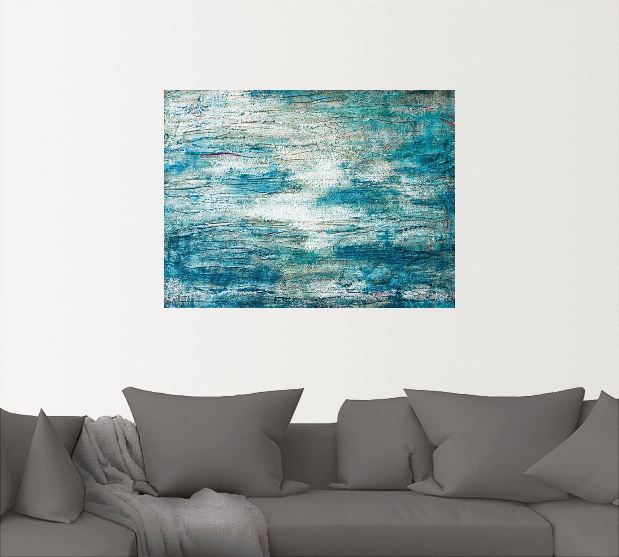 Artland Artprint Abstracte schilderkunst aquarel als artprint op linnen, poster, muursticker in verschillende maten