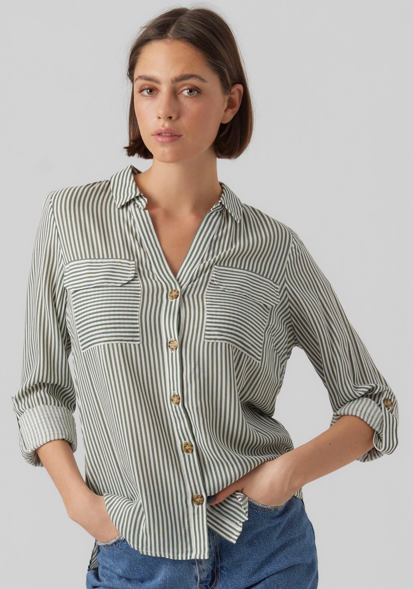 Vero Moda Blouse met lange mouwen VMBUMPY L/S SHIRT NEW