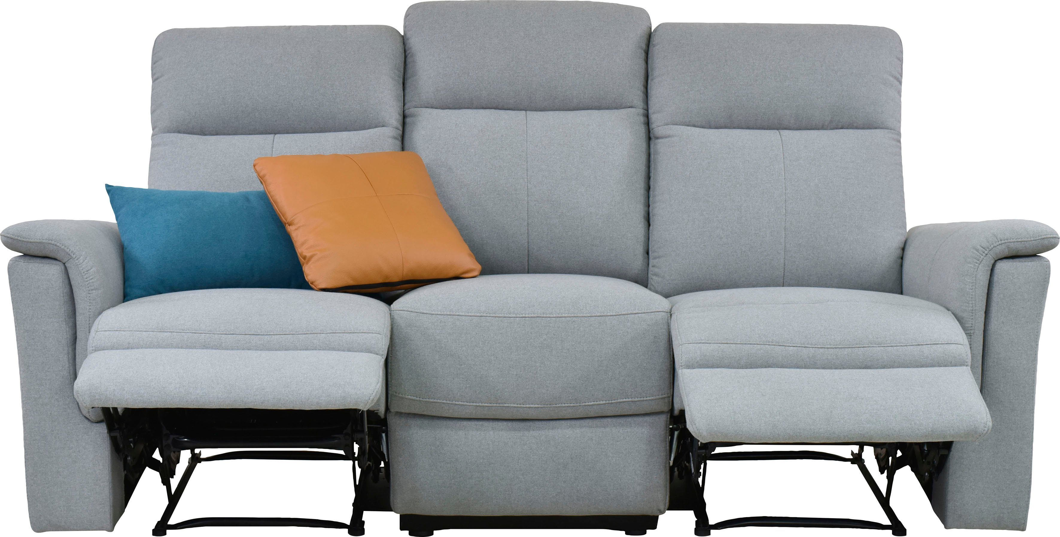 Home affaire 3-zitsbank Southbrook met handmatige en elektrische relaxfunctie