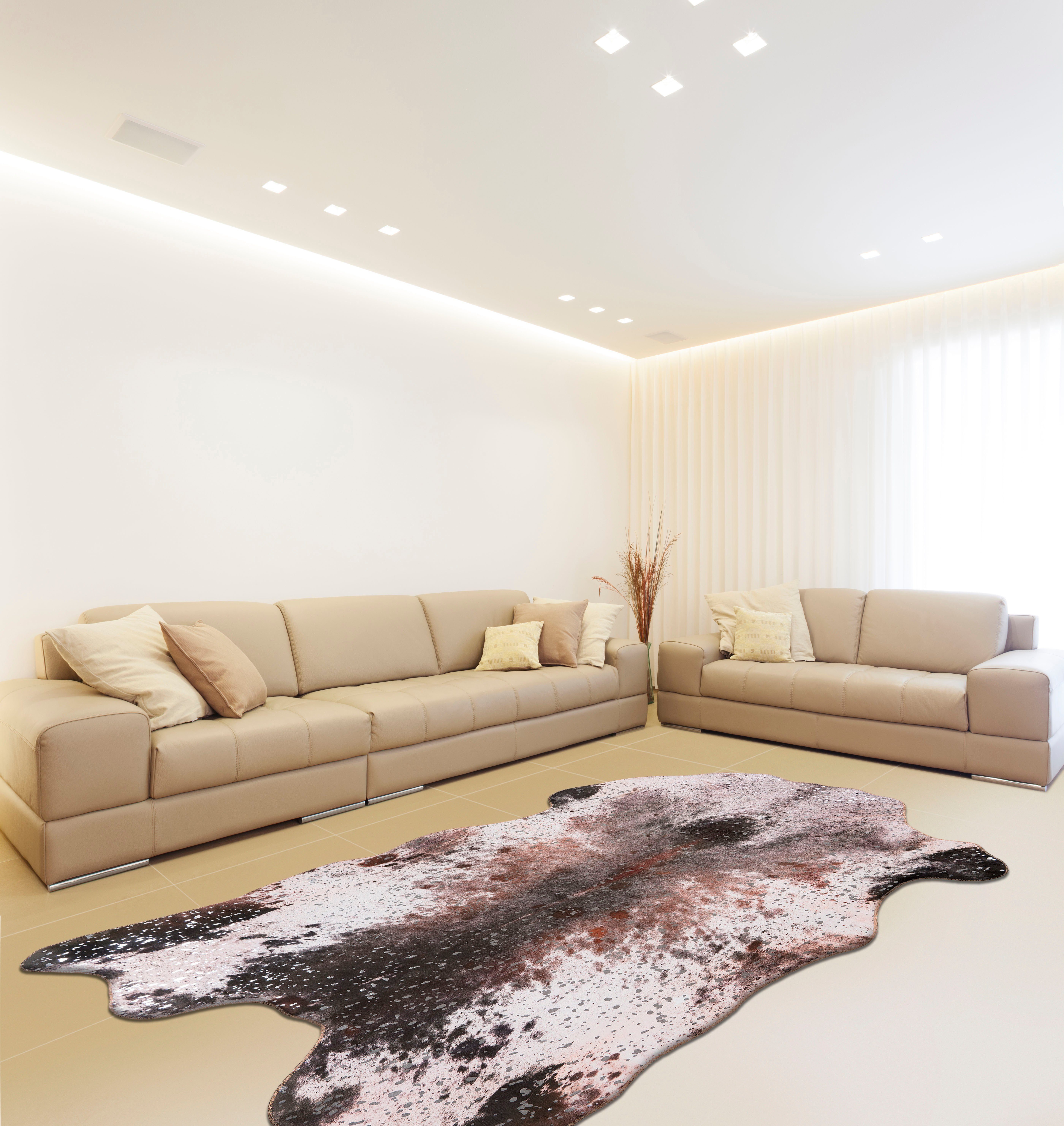 calo-deluxe Vloerkleed Loreta 500 Imitatiebont, woonkamer